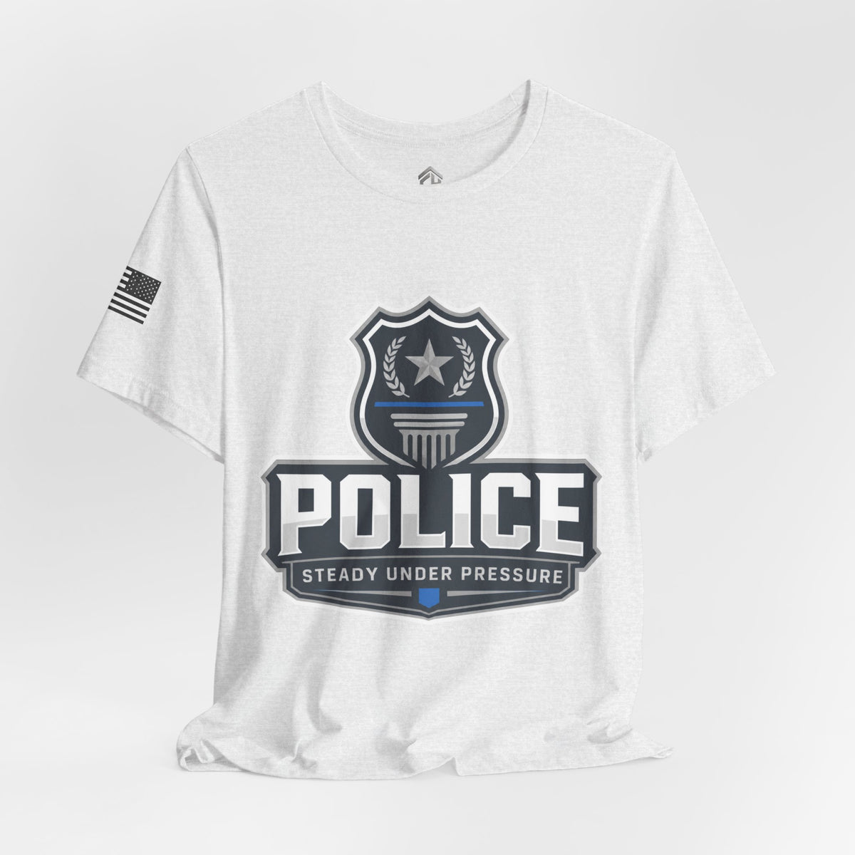 Steady Under Pressure Police Badge Tee