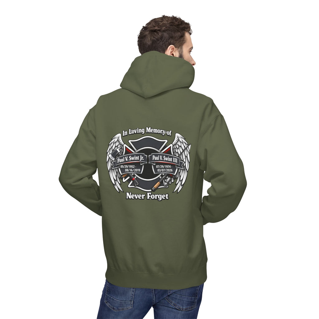 Memorial 'Never Forget' Hoodie — In Loving Memory Tribute Sweatshirt