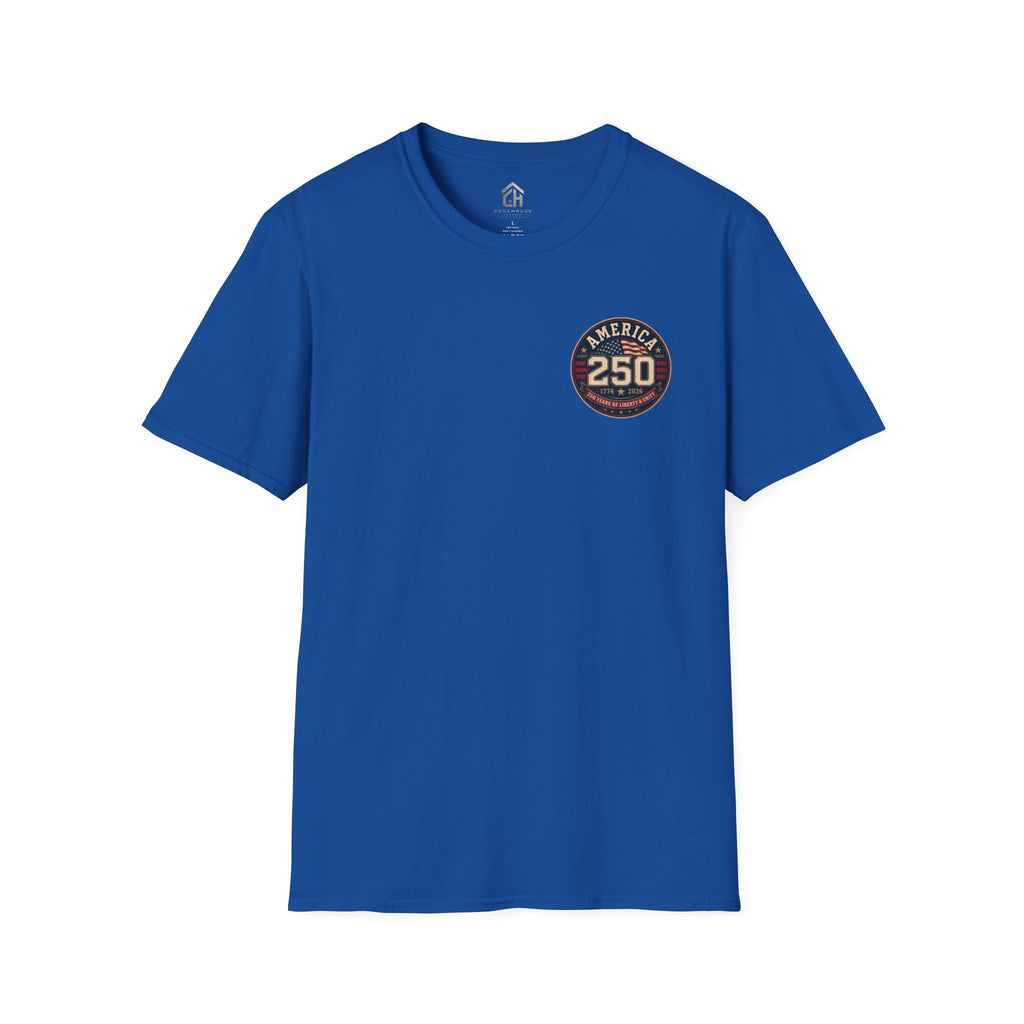 America 250 Firefighter Patriotic Graphic Tee