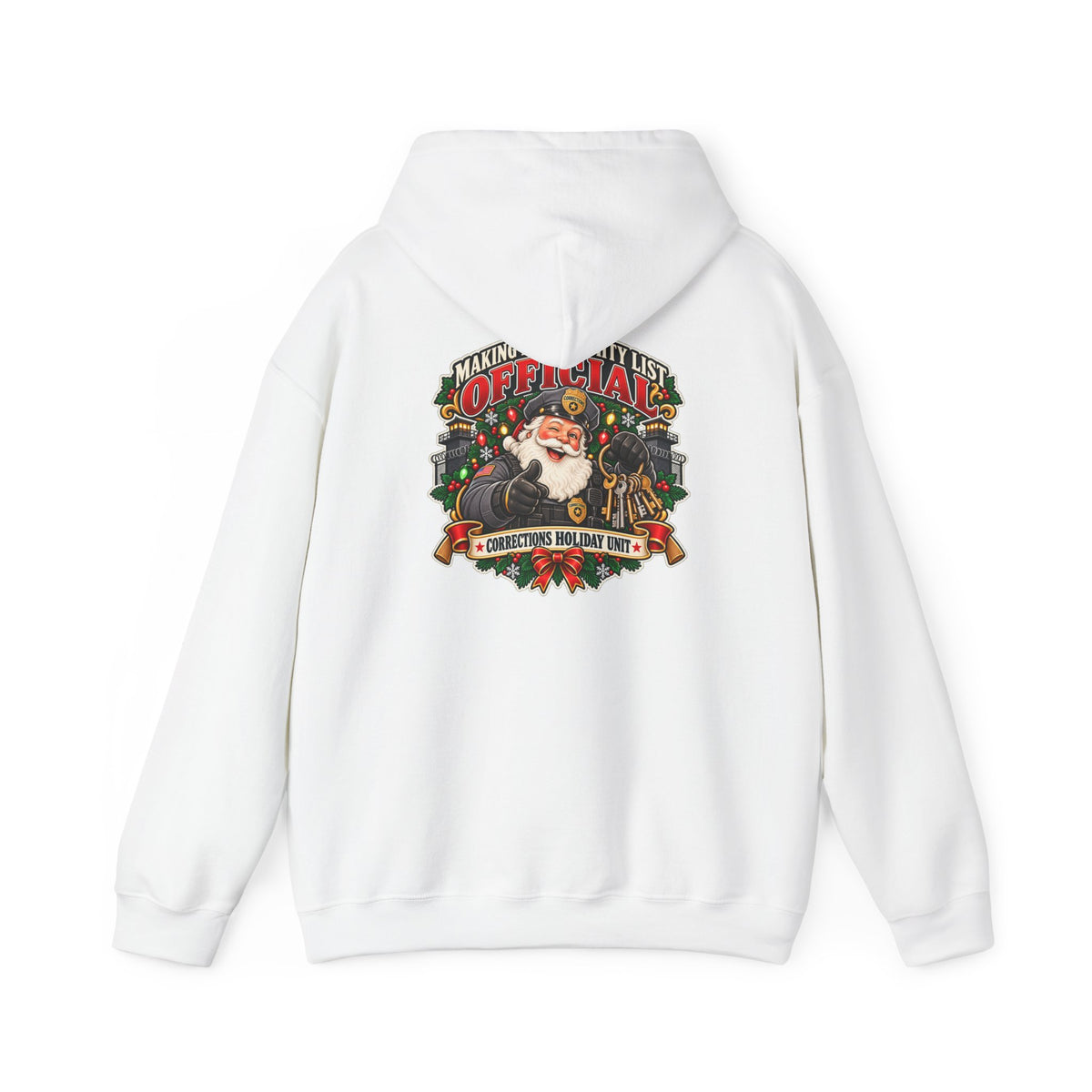 Christmas Corrections Santa Naughty List Hoodie