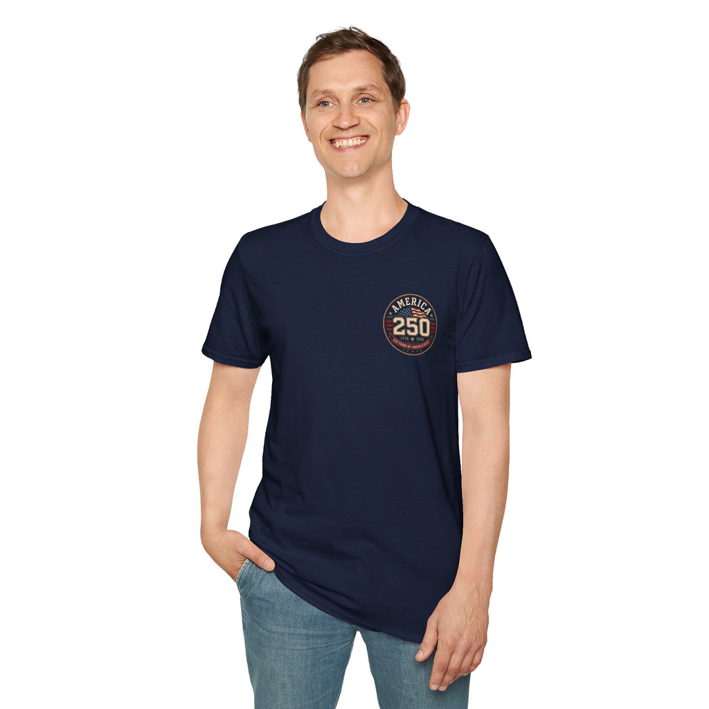 America 250 Firefighter Patriotic Graphic Tee