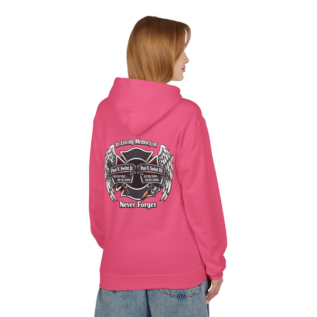 Memorial 'Never Forget' Hoodie — In Loving Memory Tribute Sweatshirt