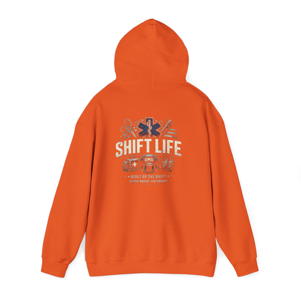 Shift Life EMS Paramedic Hoodie | Ambulance Rescue Emblem