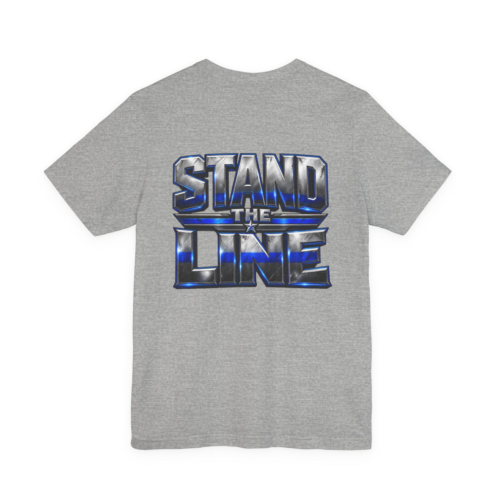 Police Stand the Line Graphic T-shirt
