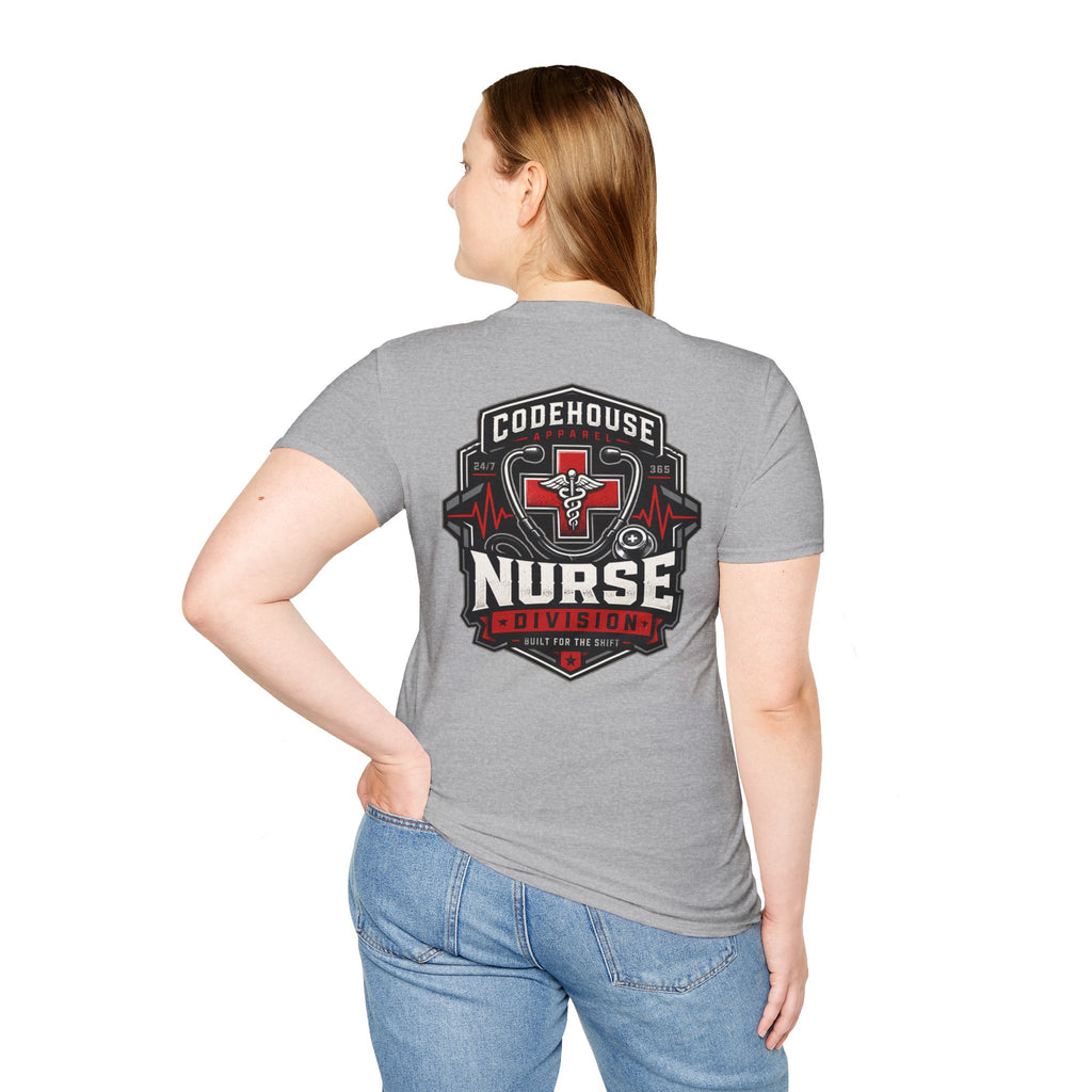 Nurse Division Tactical Graphic Tee – Built for the Shift