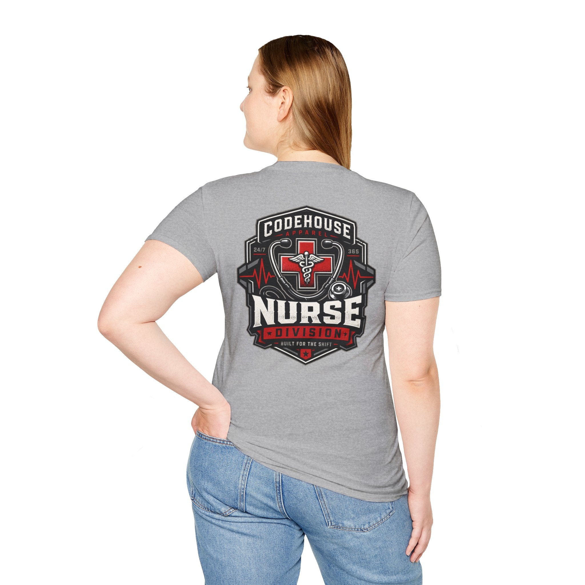 Nurse Division Tactical Graphic Tee – Built for the Shift