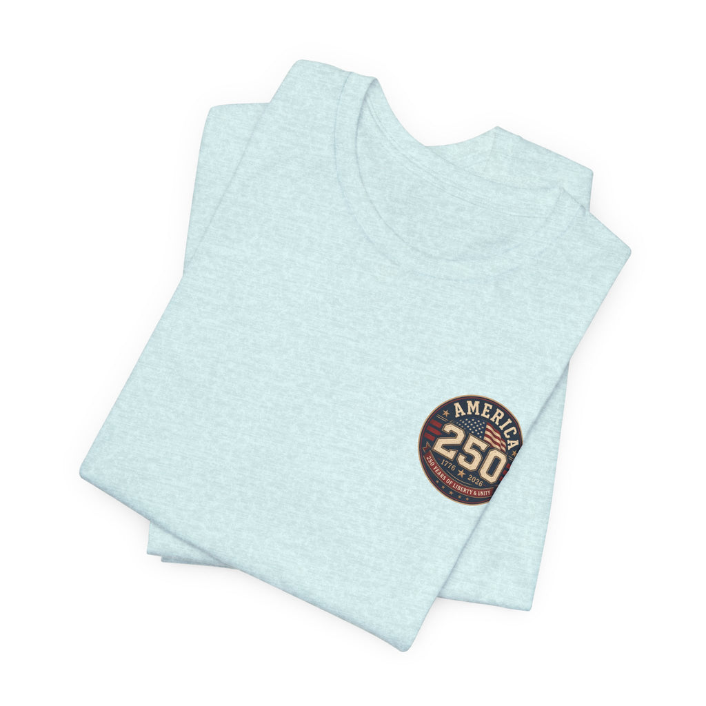 250th Anniversary United States T-Shirt — Patriotic Eagle American Flag Tee