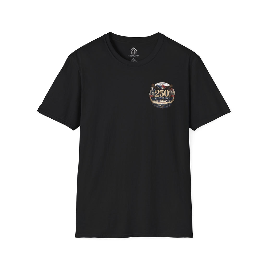 250 Years of Freedom Military Patriotic Graphic Tee