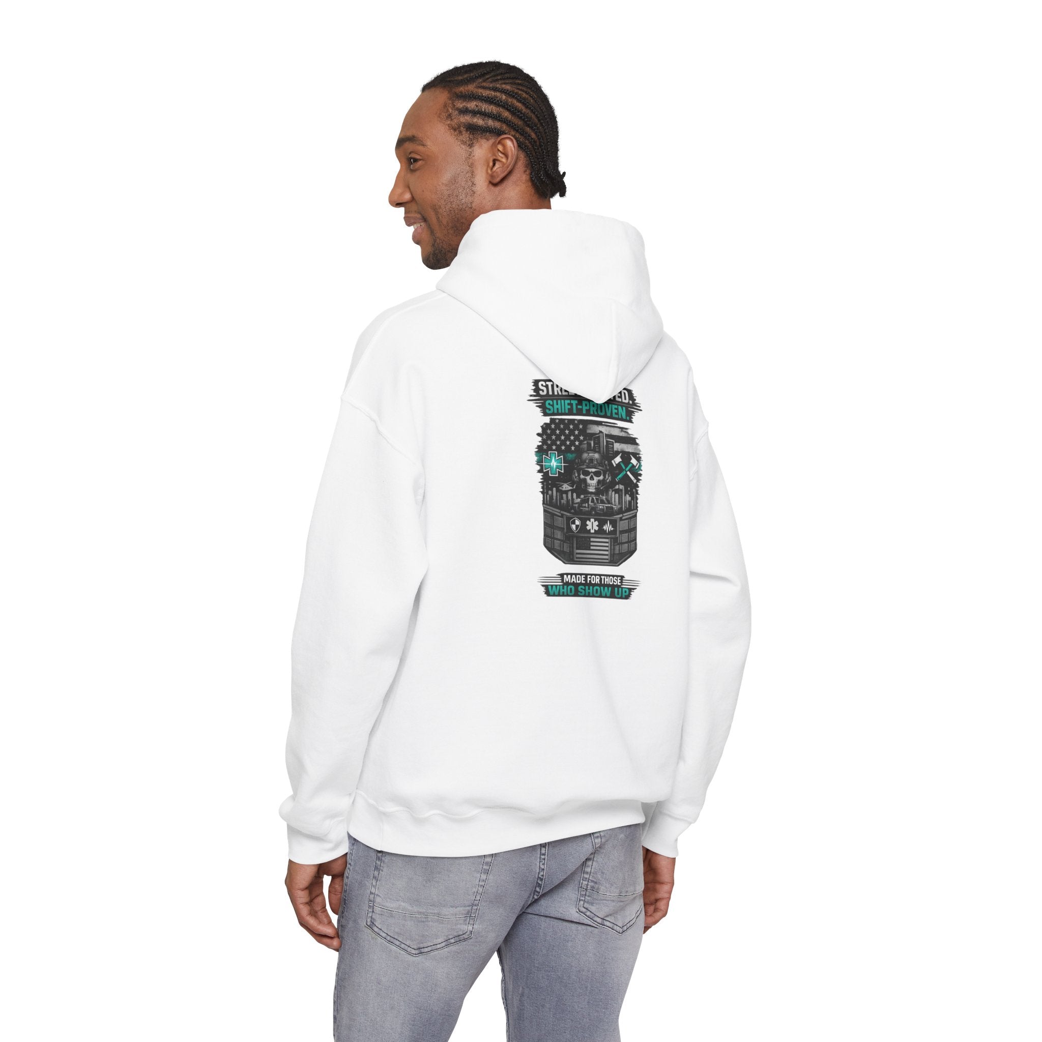 Retro EMS Hoodie — 'Made For Those Who Work Shift Work In EMS