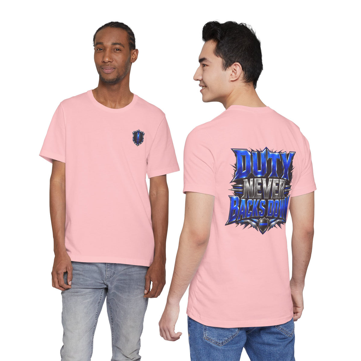 Police "Duty Never Backs Down" T-Shirt