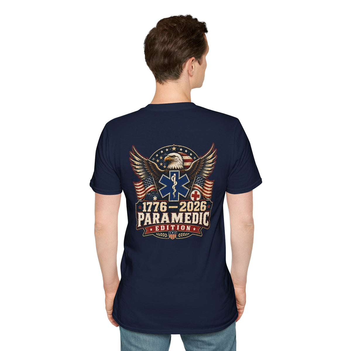 1776–2026 Paramedic Edition USA 250 Patriotic EMS Shirt