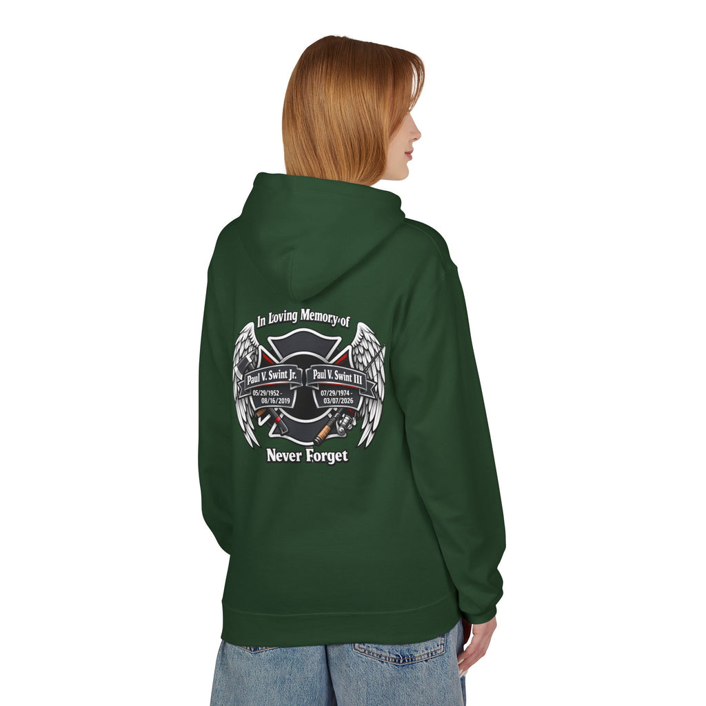 Memorial 'Never Forget' Hoodie — In Loving Memory Tribute Sweatshirt