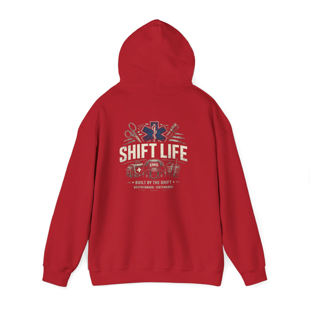 Shift Life EMS Paramedic Hoodie | Ambulance Rescue Emblem