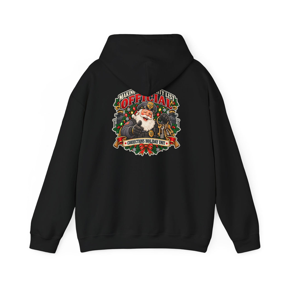 Christmas Corrections Santa Naughty List Hoodie