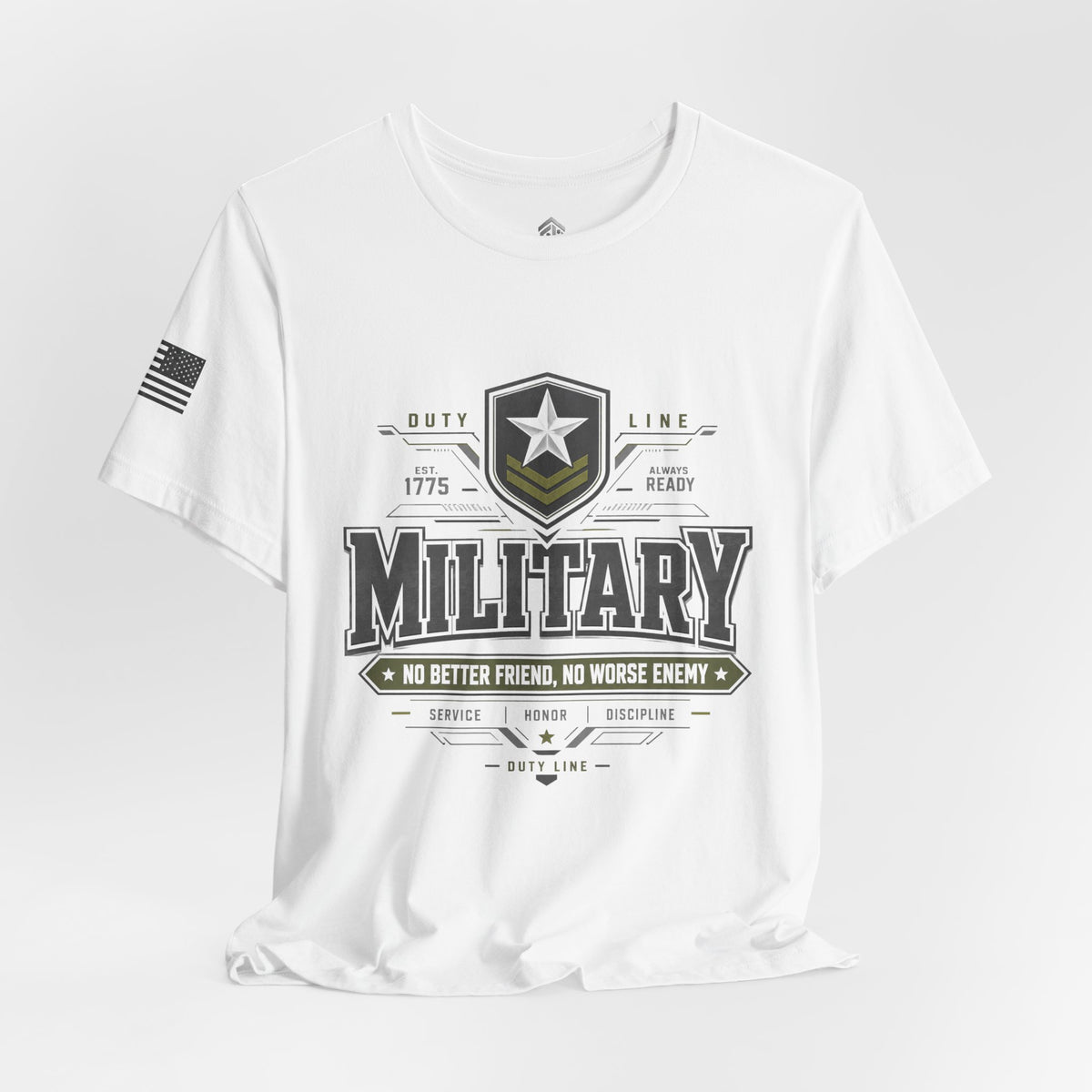 No Better Friend Military Tee