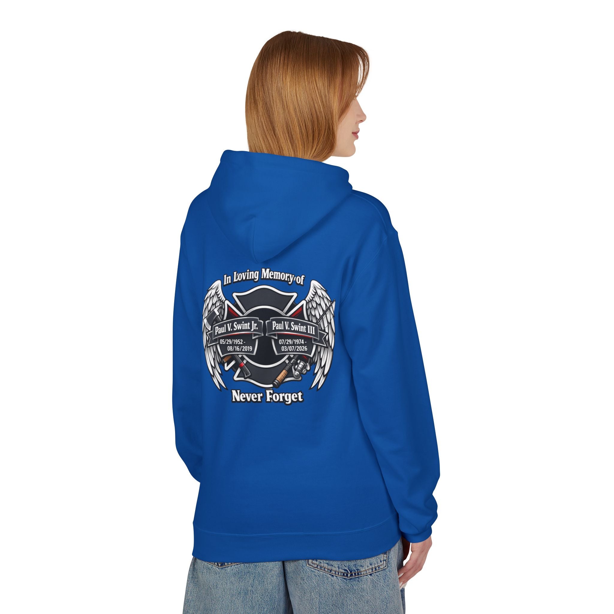 Memorial 'Never Forget' Hoodie — In Loving Memory Tribute Sweatshirt