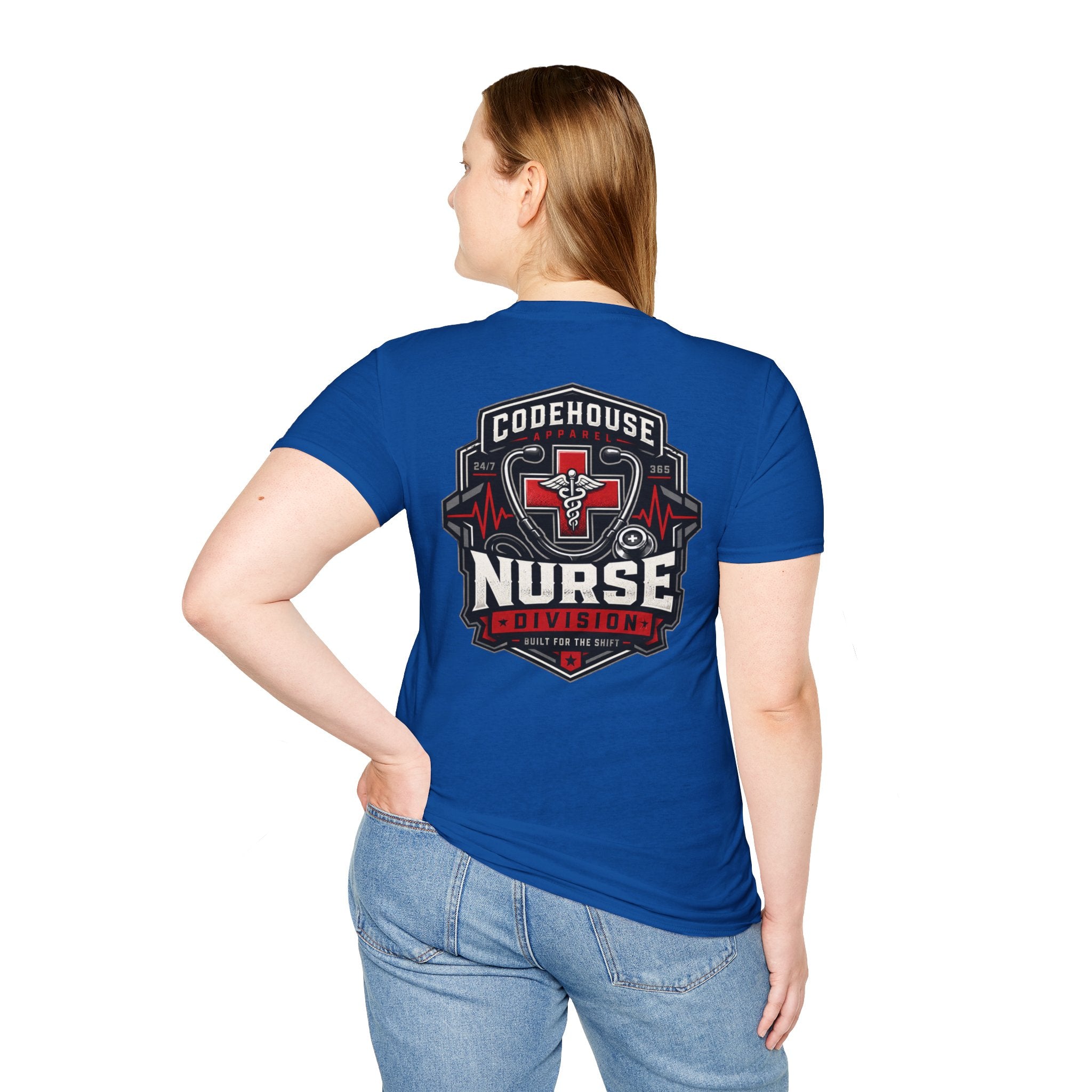 Nurse Division Tactical Graphic Tee – Built for the Shift