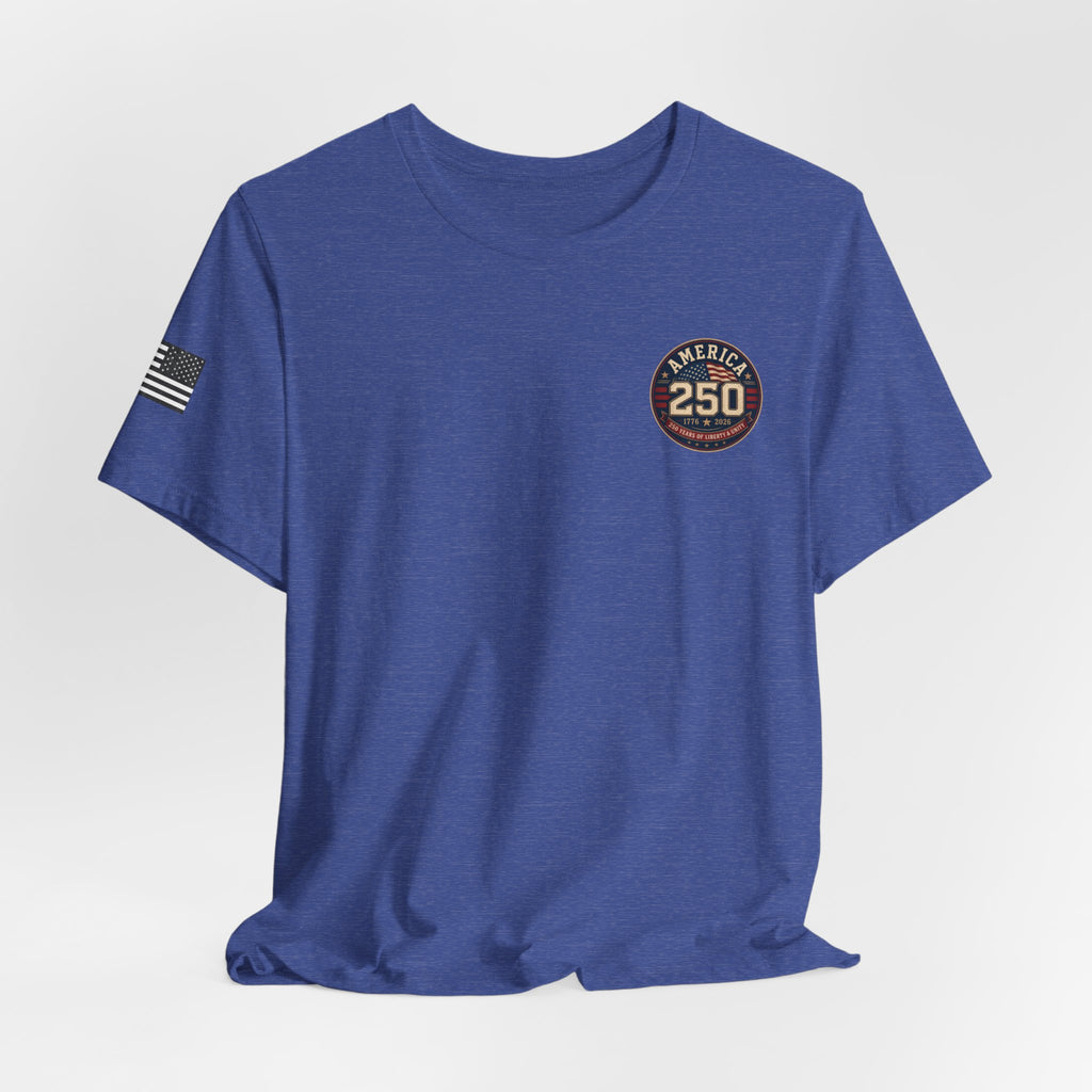 250th Anniversary United States T-Shirt — Patriotic Eagle American Flag Tee