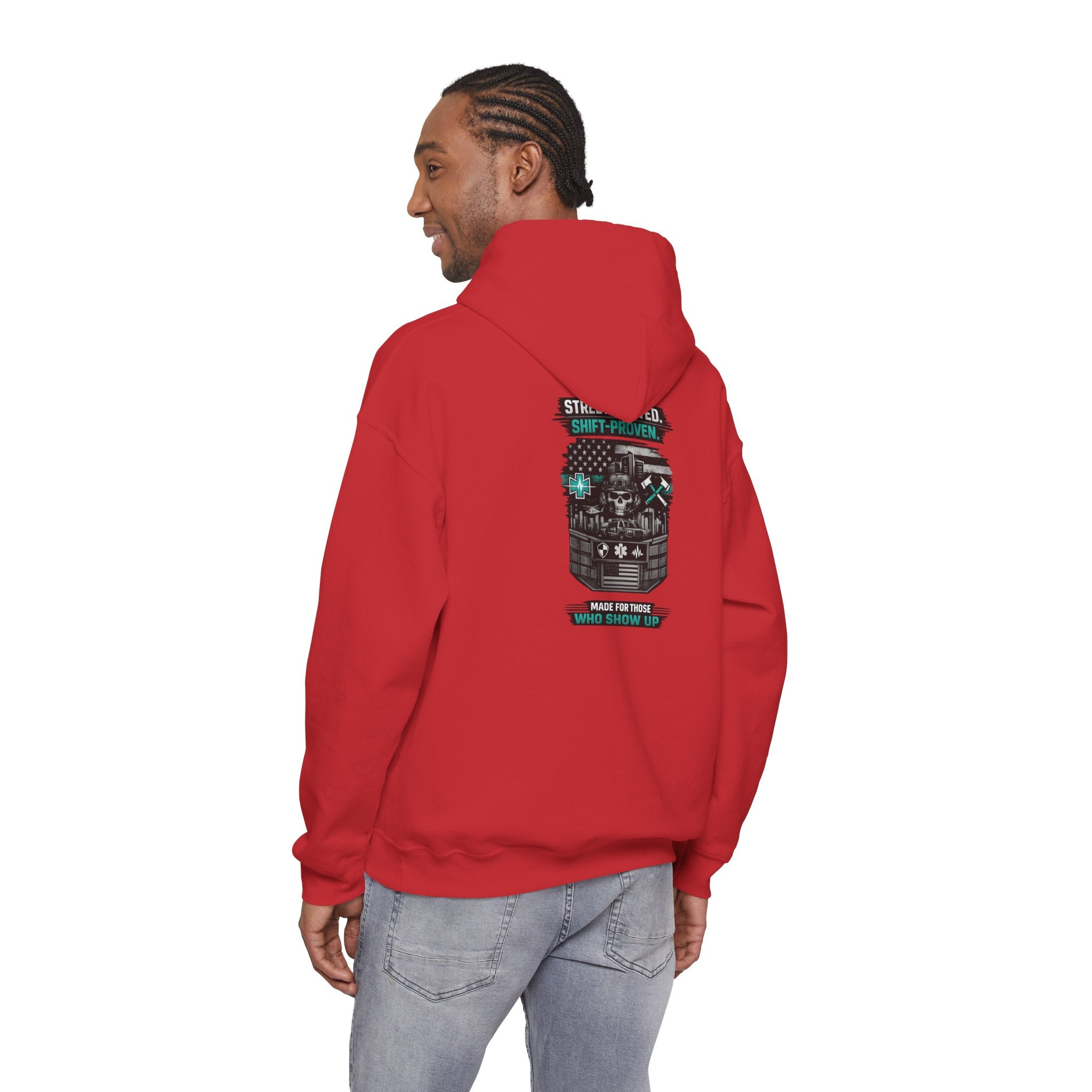 Retro EMS Hoodie — 'Made For Those Who Work Shift Work In EMS