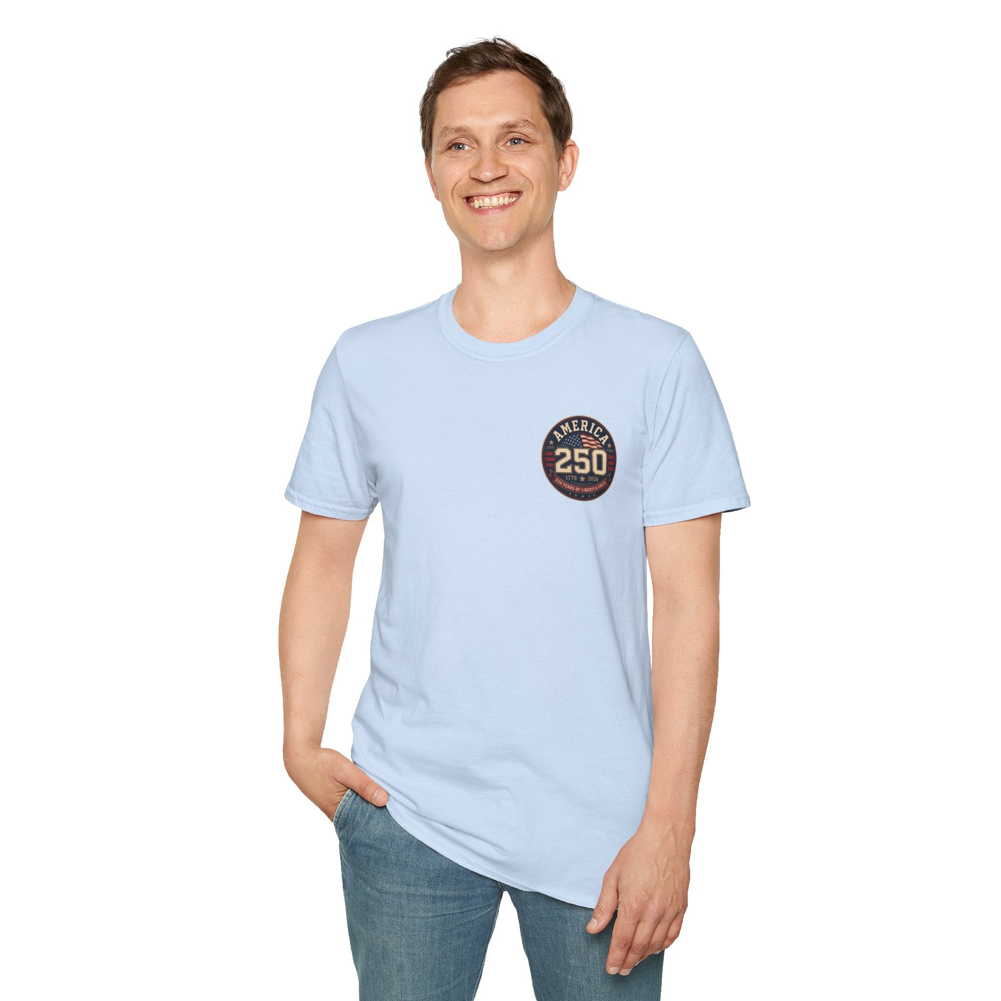America 250 Firefighter Patriotic Graphic Tee