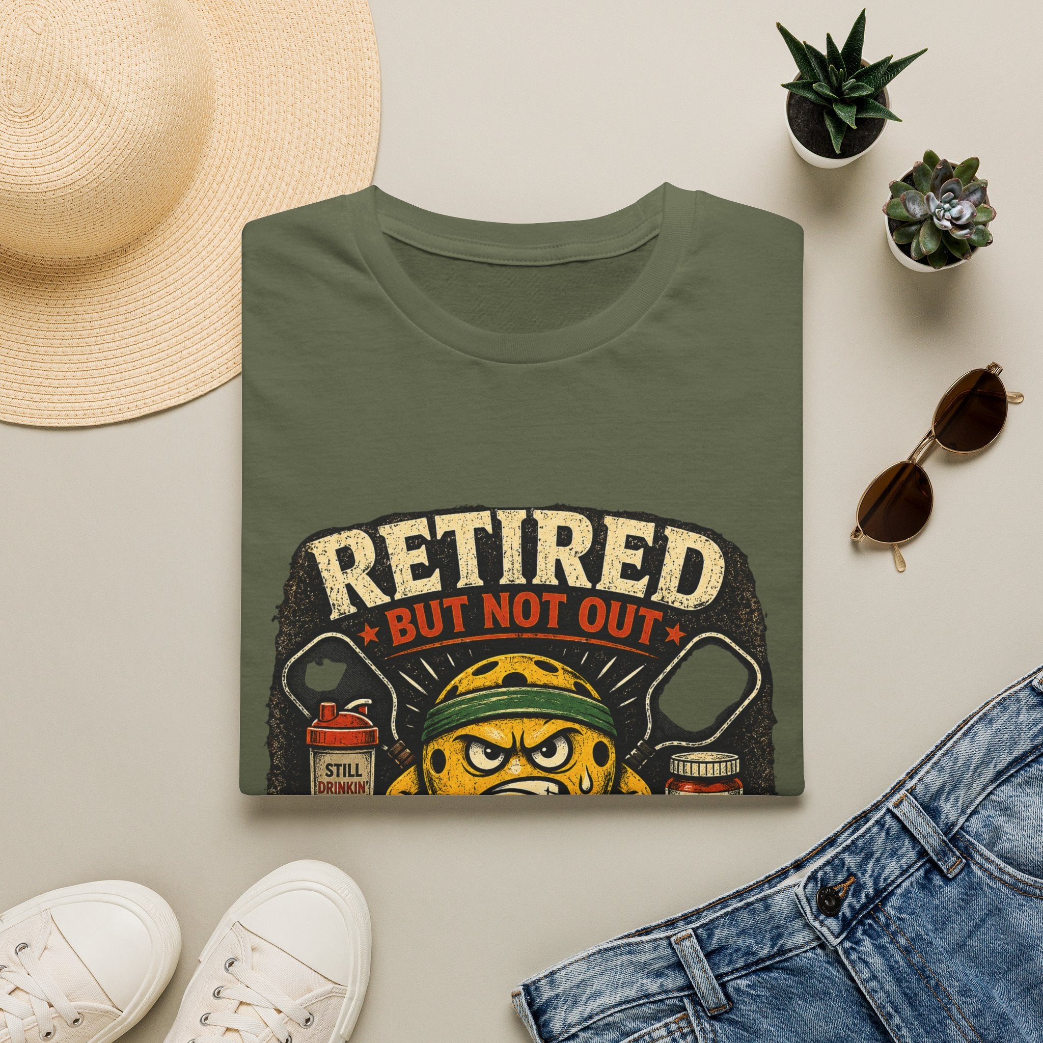 Retired But Not Out Pickleball T-Shirt