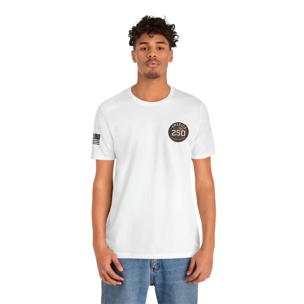 250th Anniversary USA T‑Shirt — American Eagle & Flag Commemorative Tee