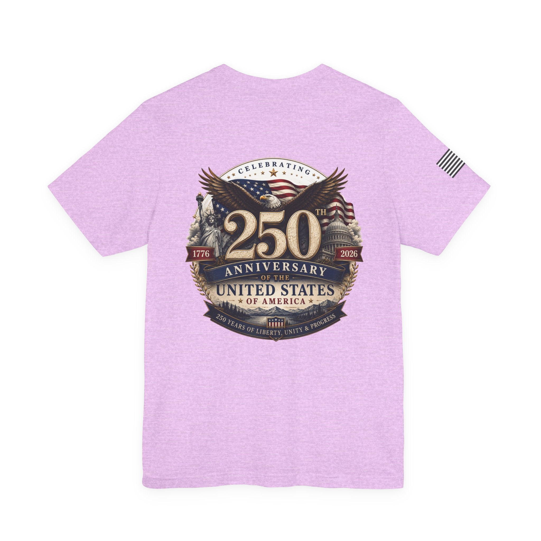 250th Anniversary United States T-Shirt — Patriotic Eagle American Flag Tee