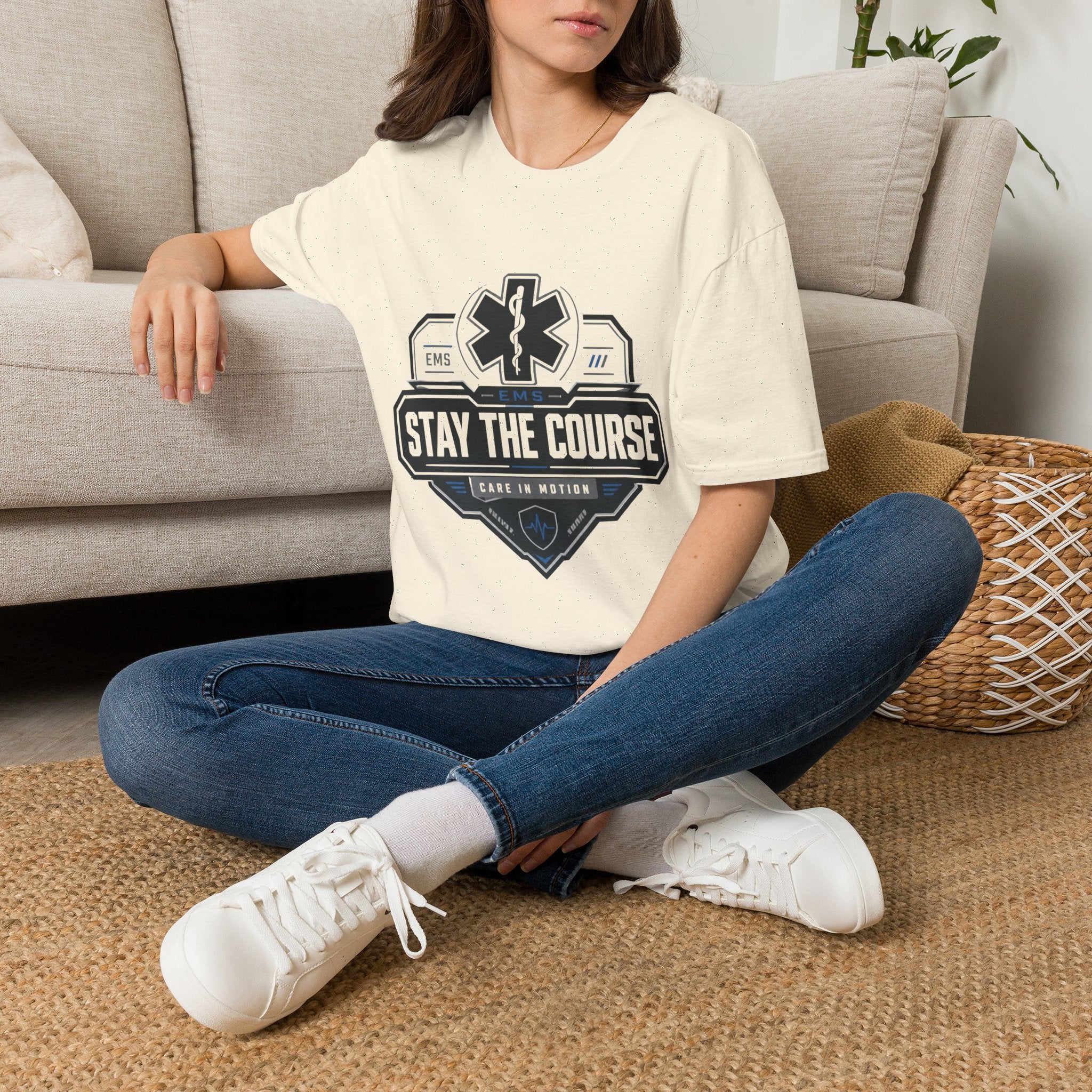 EMS 'Stay the Course' T-Shirt — Paramedic-EMT Pride Tee