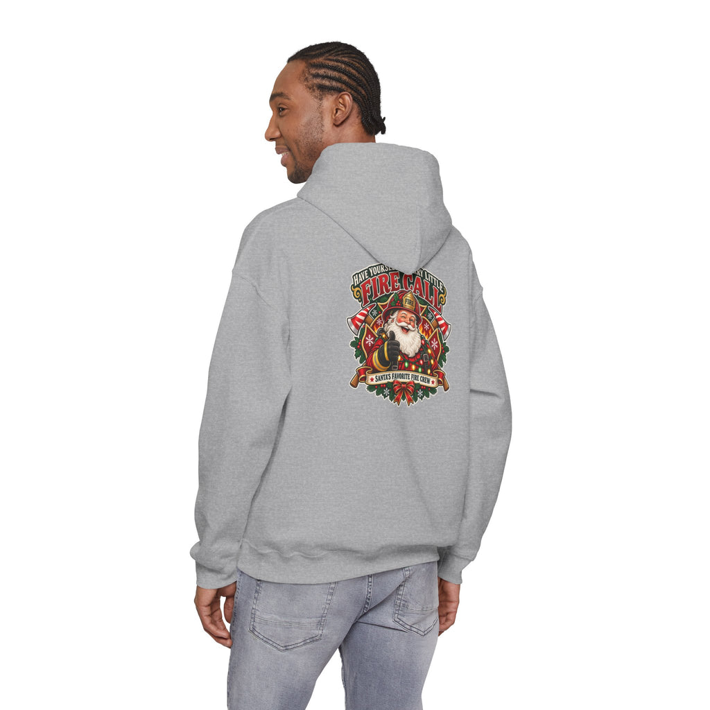 Christmas Firefighter Santa favorite fire crew hoodie