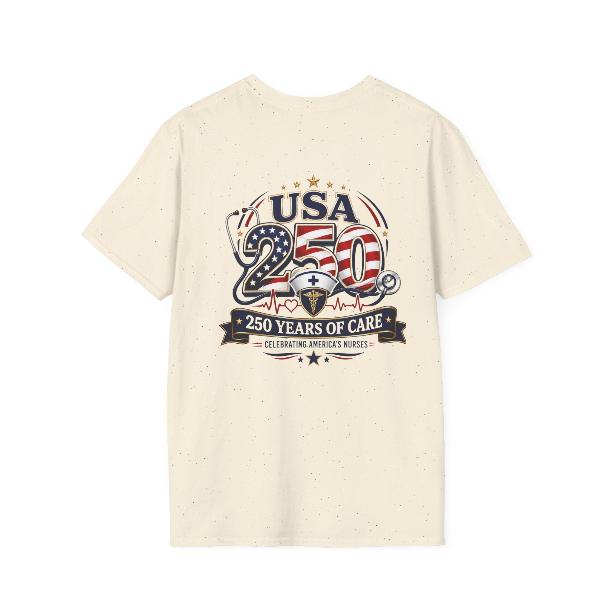 USA 250 Years of Care Nurse Shirt – Patriotic America’s Nurses 250th Anniversary Graphic Tee