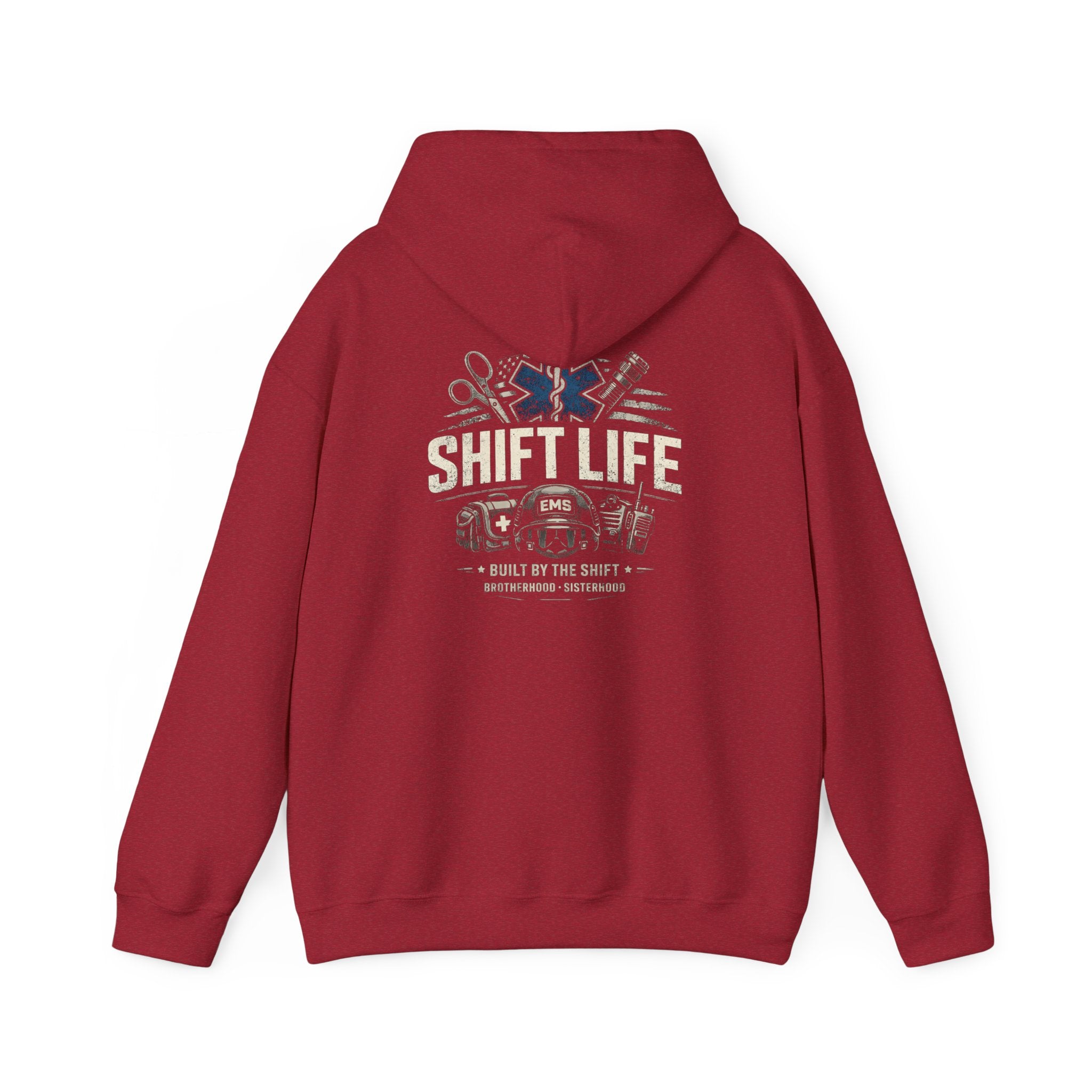 Shift Life EMS Paramedic Hoodie | Ambulance Rescue Emblem