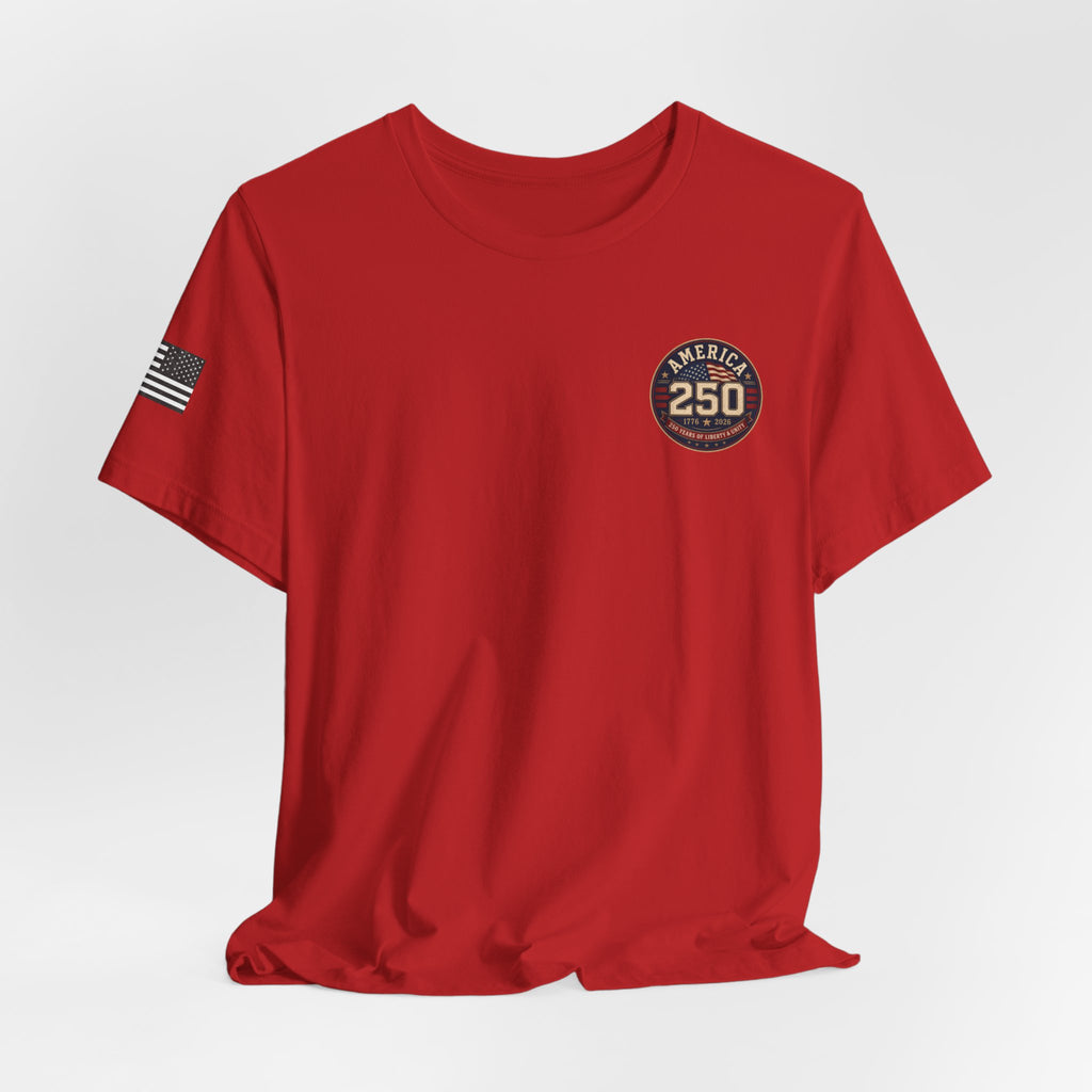 250th Anniversary United States T-Shirt — Patriotic Eagle American Flag Tee