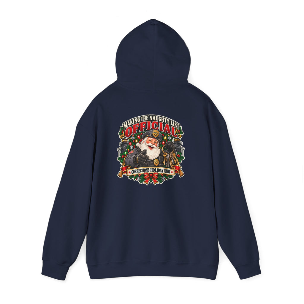 Christmas Corrections Santa Naughty List Hoodie
