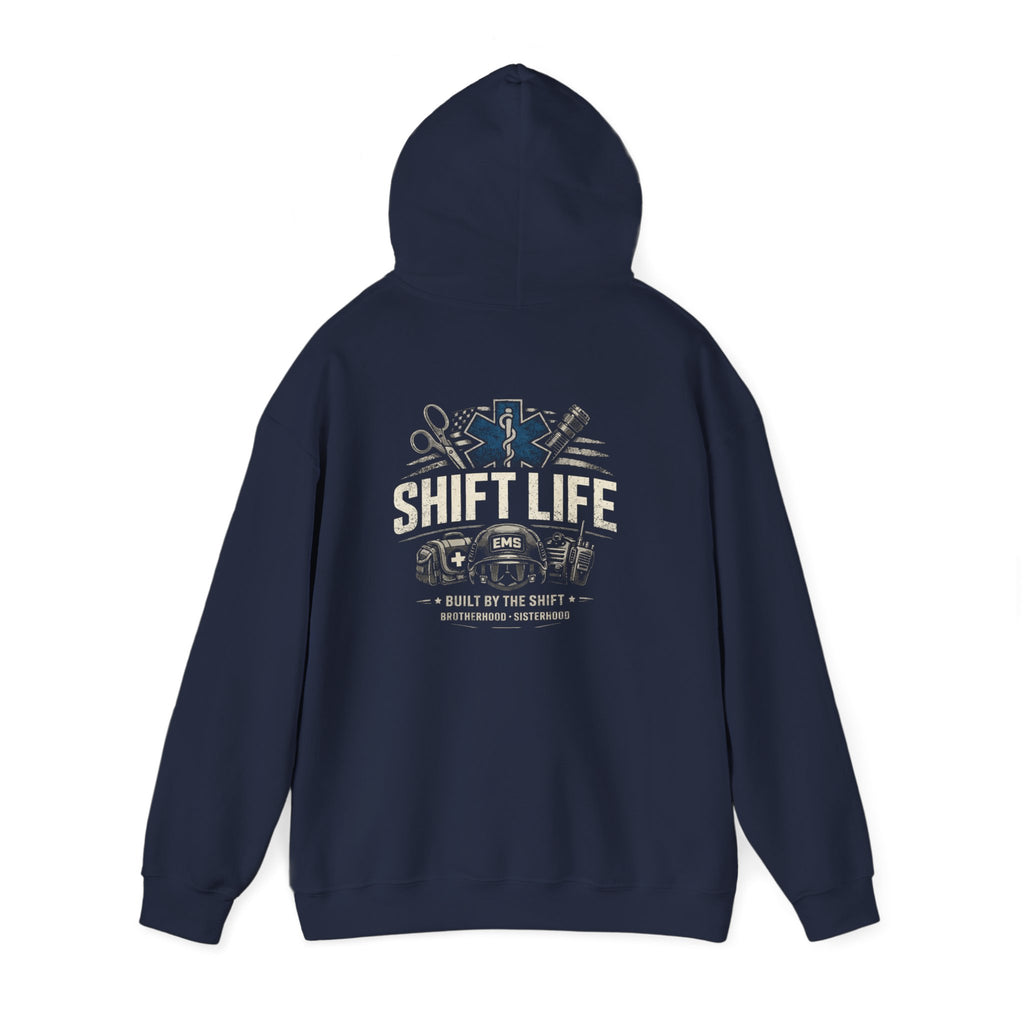 Shift Life EMS Paramedic Hoodie | Ambulance Rescue Emblem