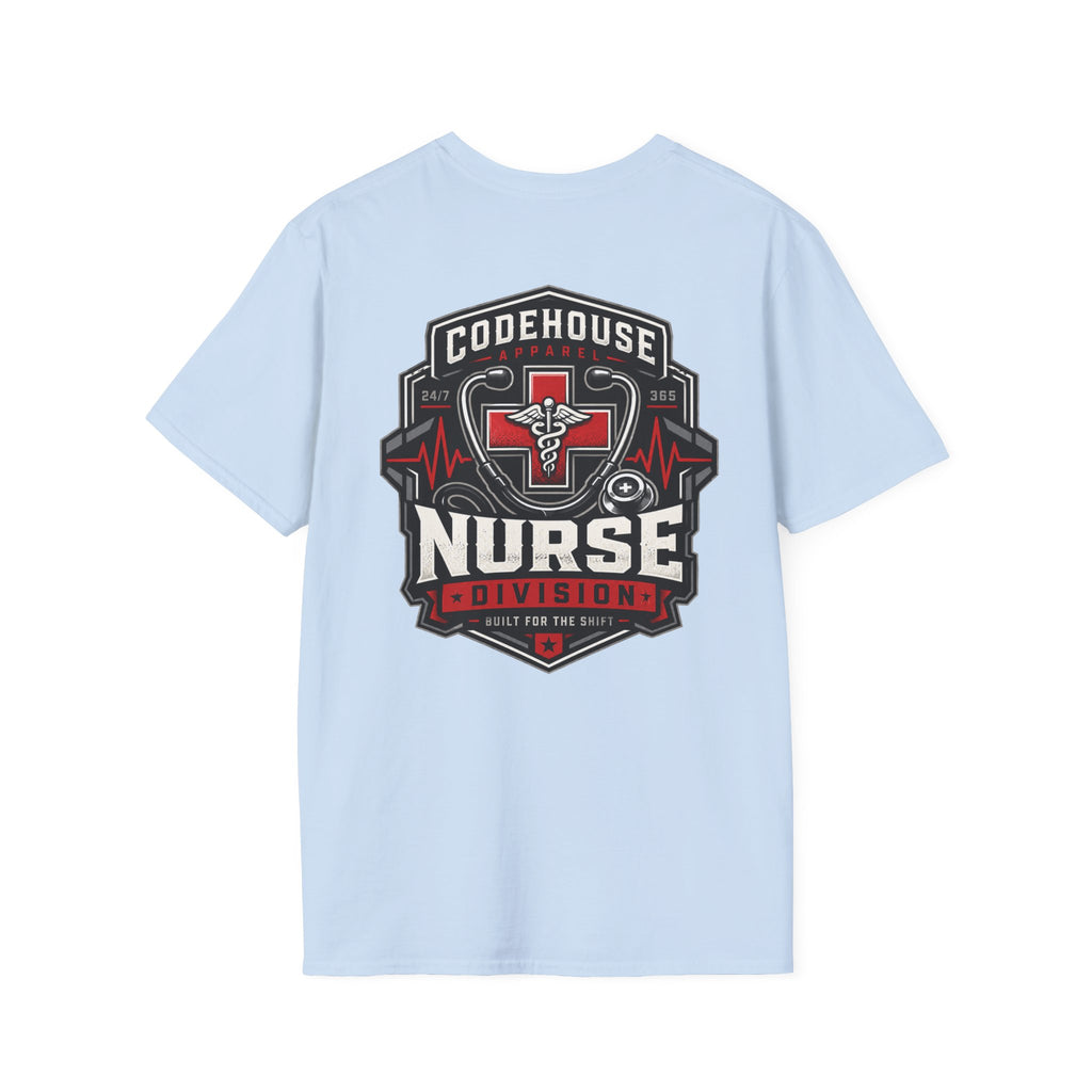 Nurse Division Tactical Graphic Tee – Built for the Shift