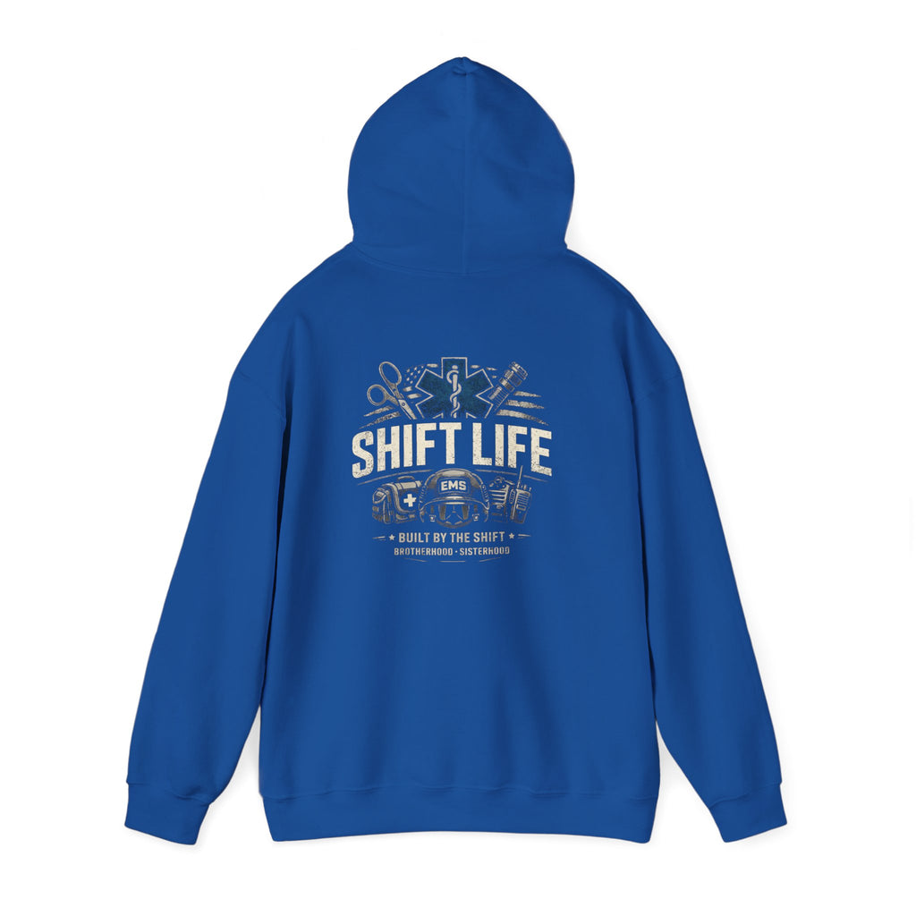 Shift Life EMS Paramedic Hoodie | Ambulance Rescue Emblem