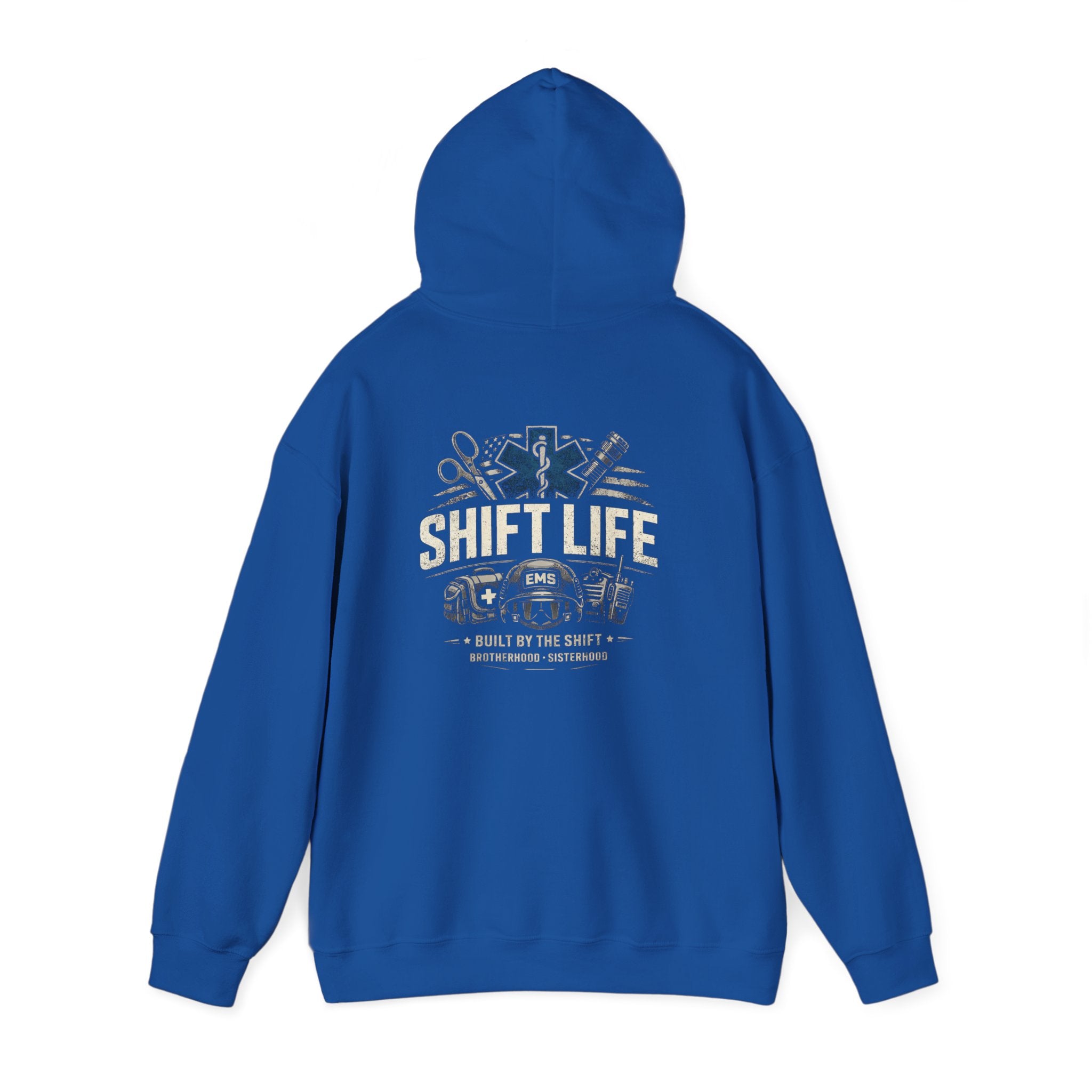 Shift Life EMS Paramedic Hoodie | Ambulance Rescue Emblem