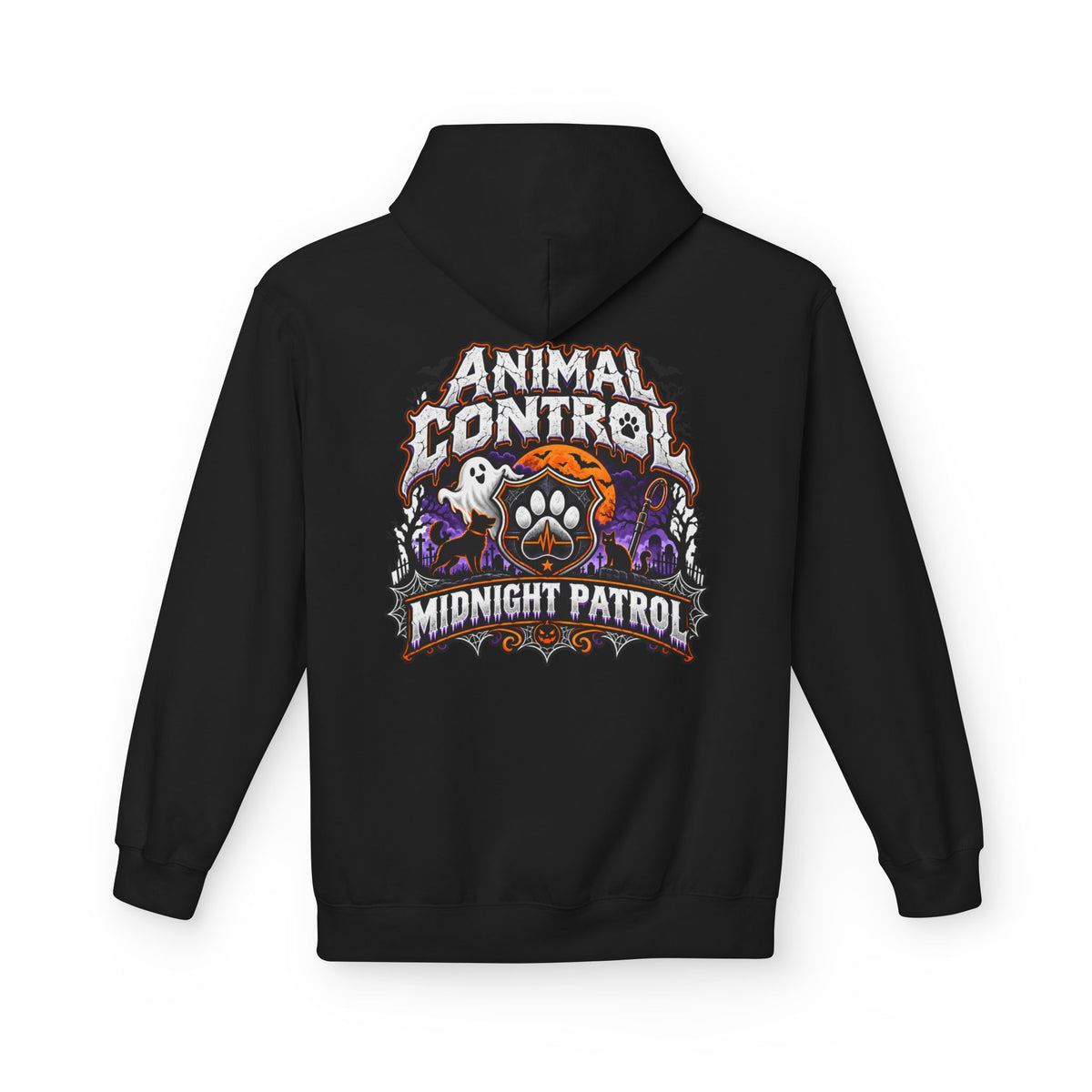 Halloween Animal Control Midnight Patrol Hoodie