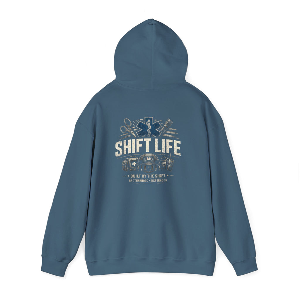 Shift Life EMS Paramedic Hoodie | Ambulance Rescue Emblem