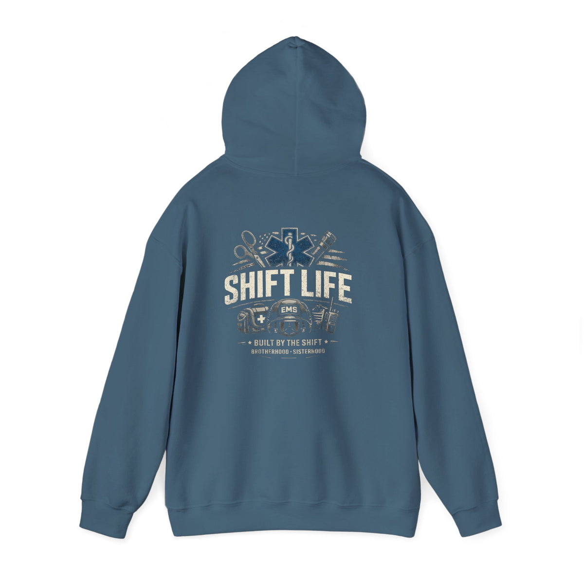 Shift Life EMS Paramedic Hoodie | Ambulance Rescue Emblem