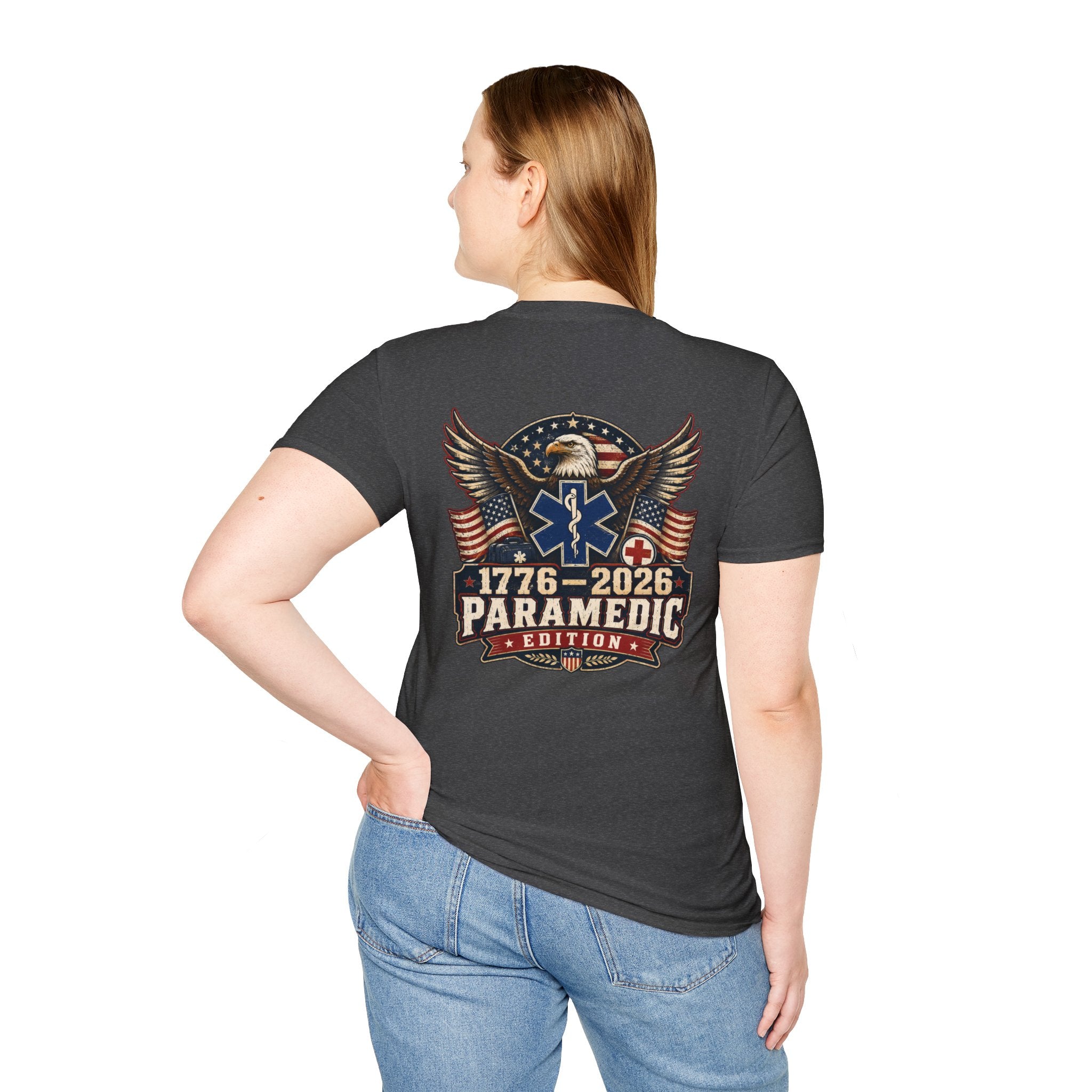 1776–2026 Paramedic Edition USA 250 Patriotic EMS Shirt
