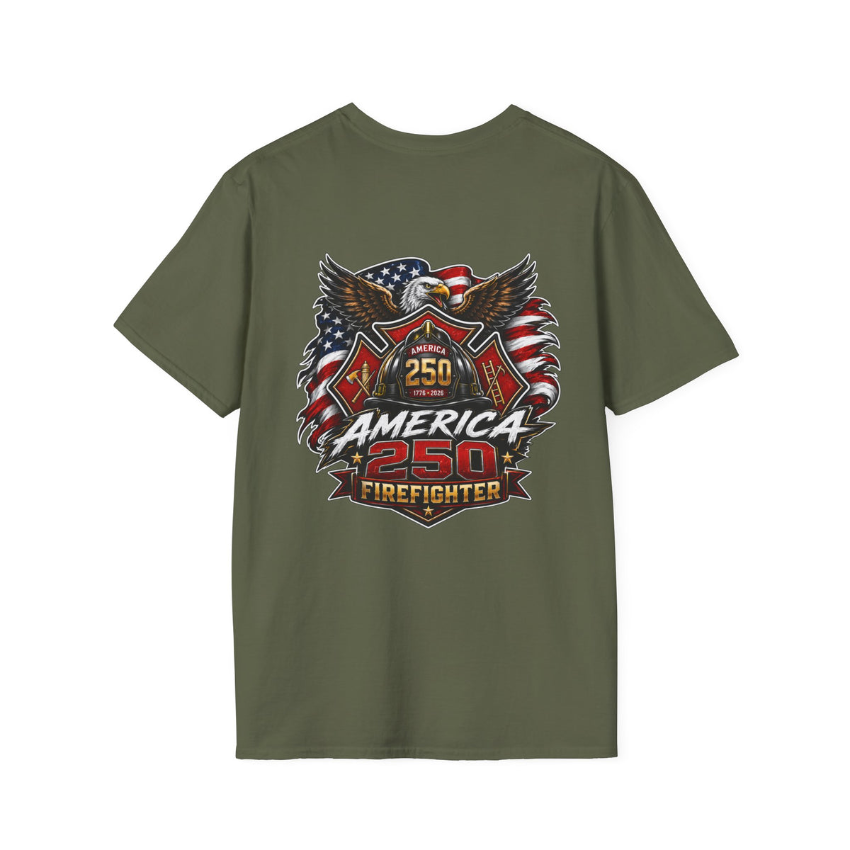 America 250 Firefighter Shirt