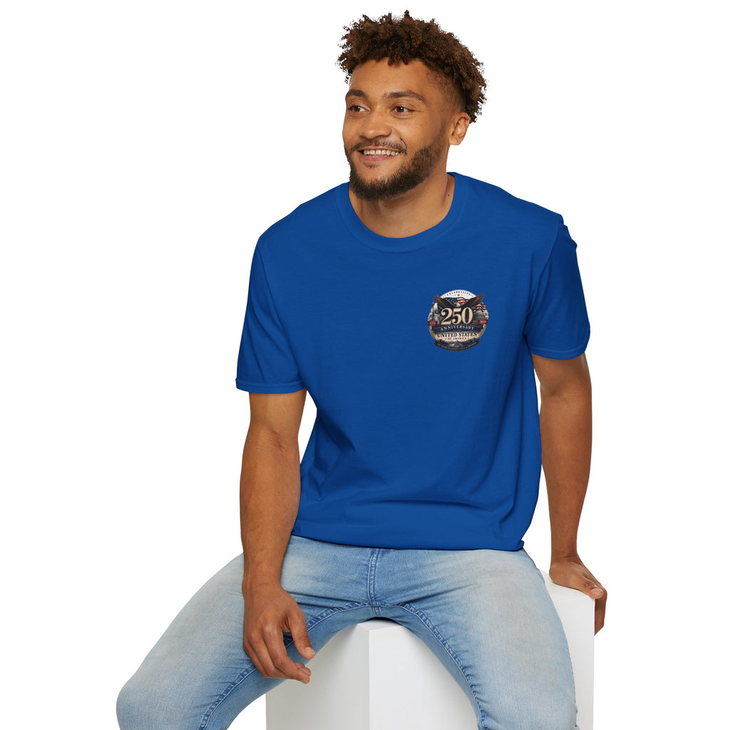 250 Years of Freedom Military Patriotic Graphic Tee