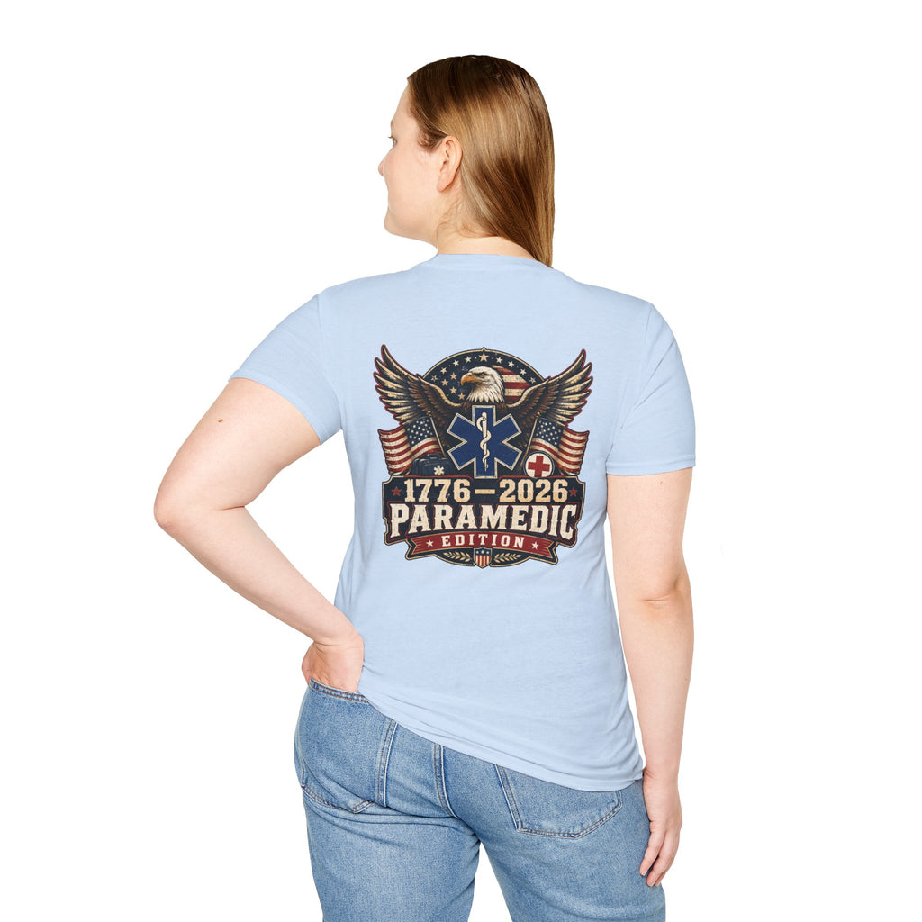 1776–2026 Paramedic Edition USA 250 Patriotic EMS Shirt