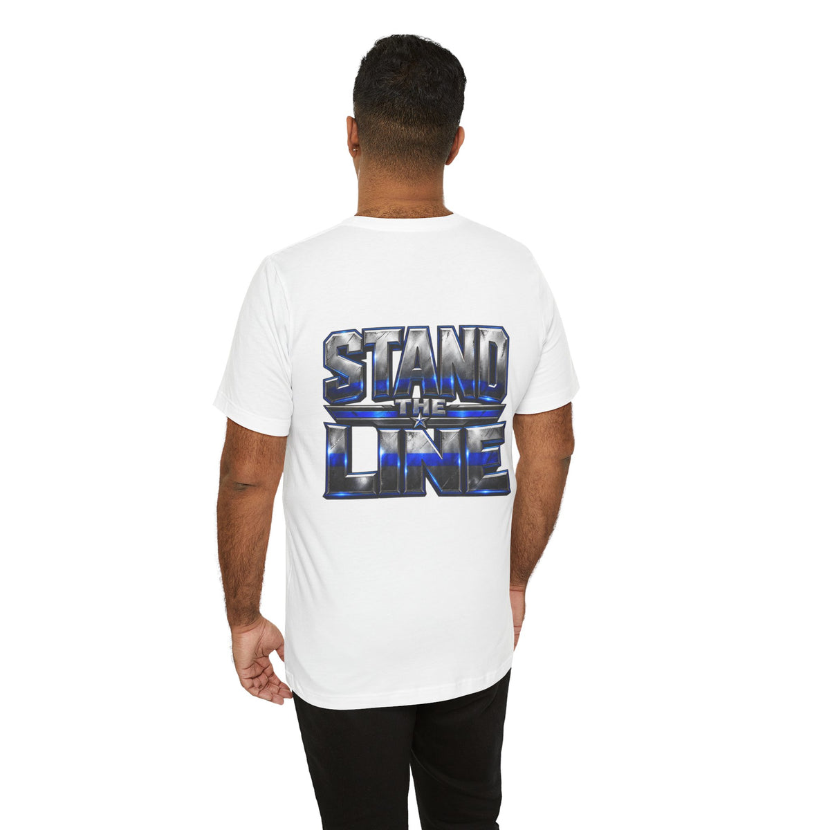 Police Stand the Line Graphic T-shirt