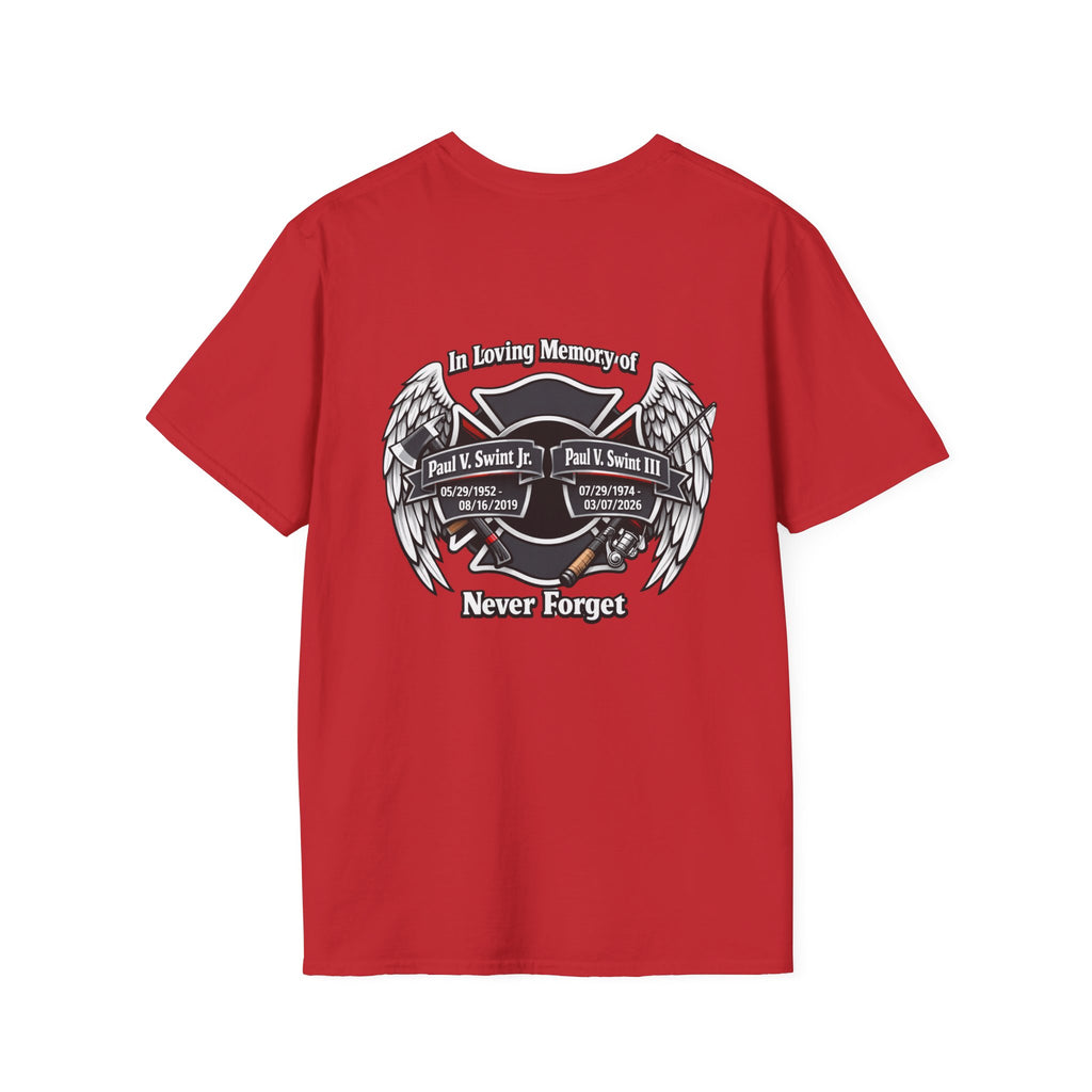 Memorial Wings T-Shirt — 'In Loving Memory / Never Forget' Tribute Tee
