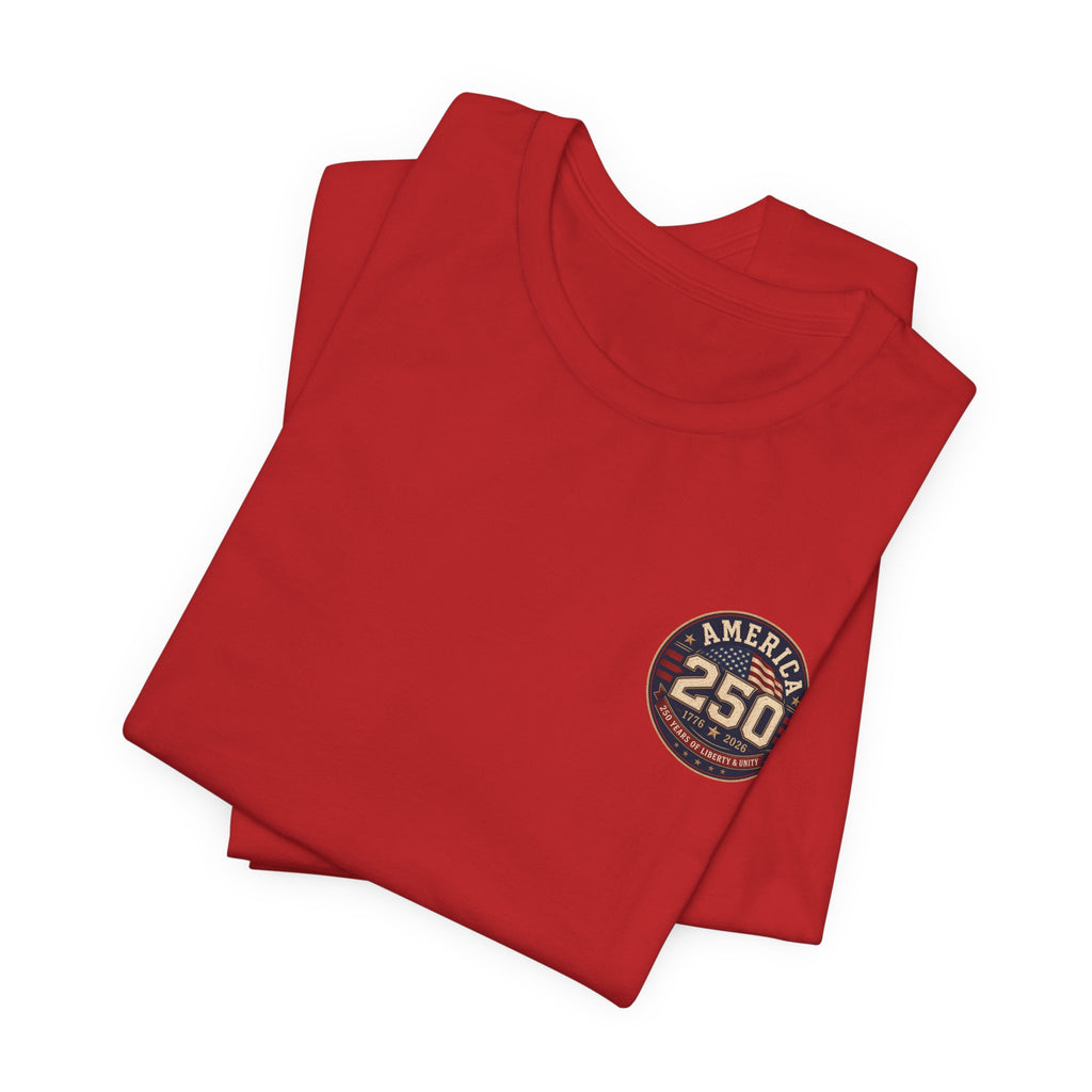 250th Anniversary United States T-Shirt — Patriotic Eagle American Flag Tee