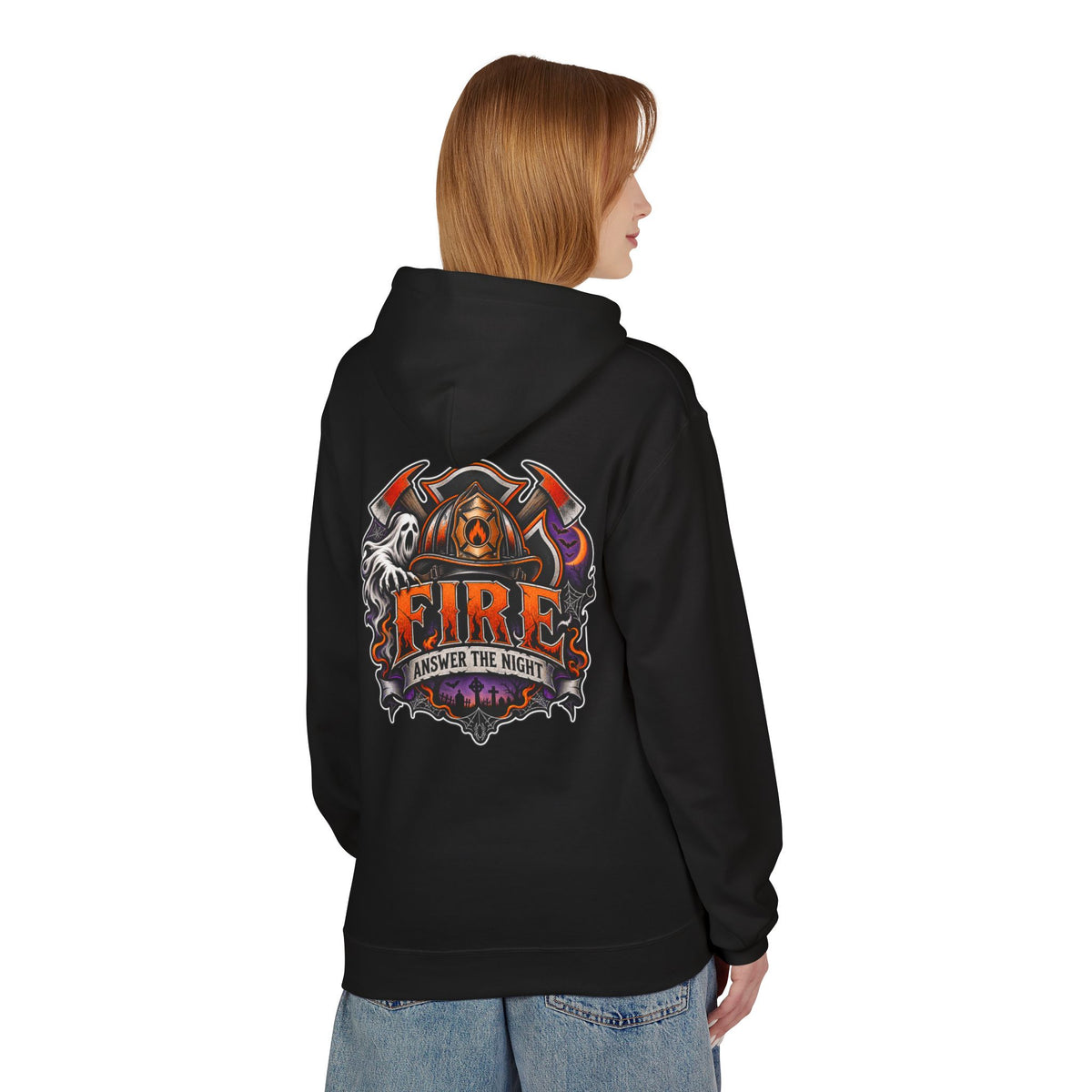 Halloween Fire Answer The Night hoodie