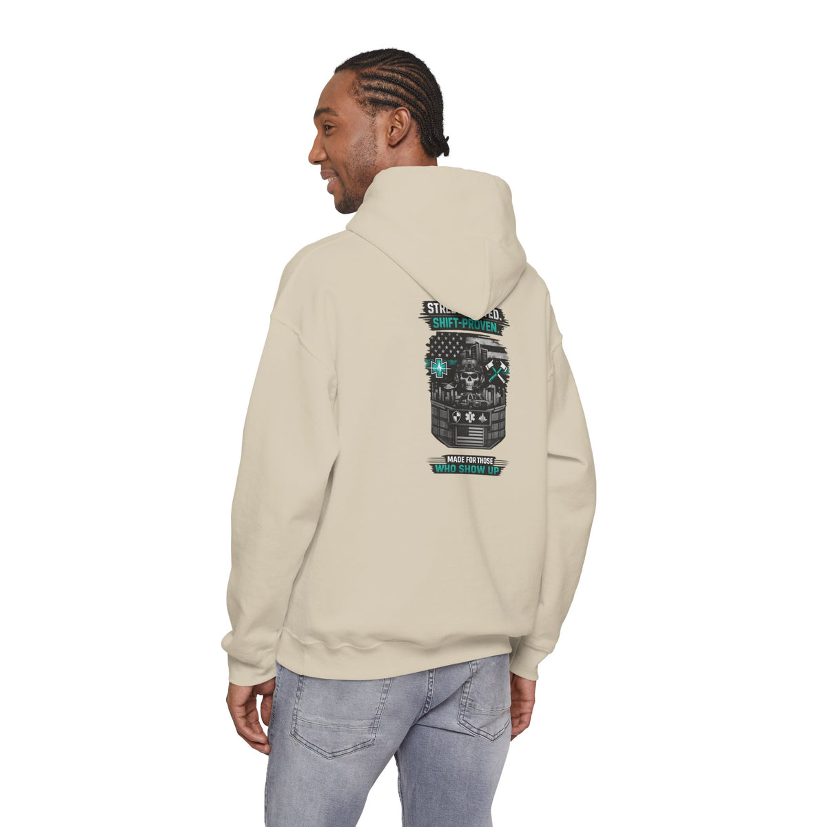 Retro EMS Hoodie — 'Made For Those Who Work Shift Work In EMS