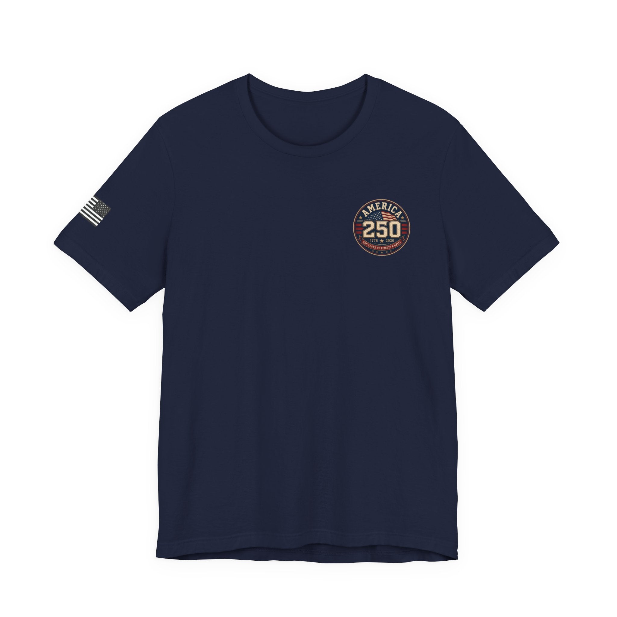 250th Anniversary USA T‑Shirt — American Eagle & Flag Commemorative Tee